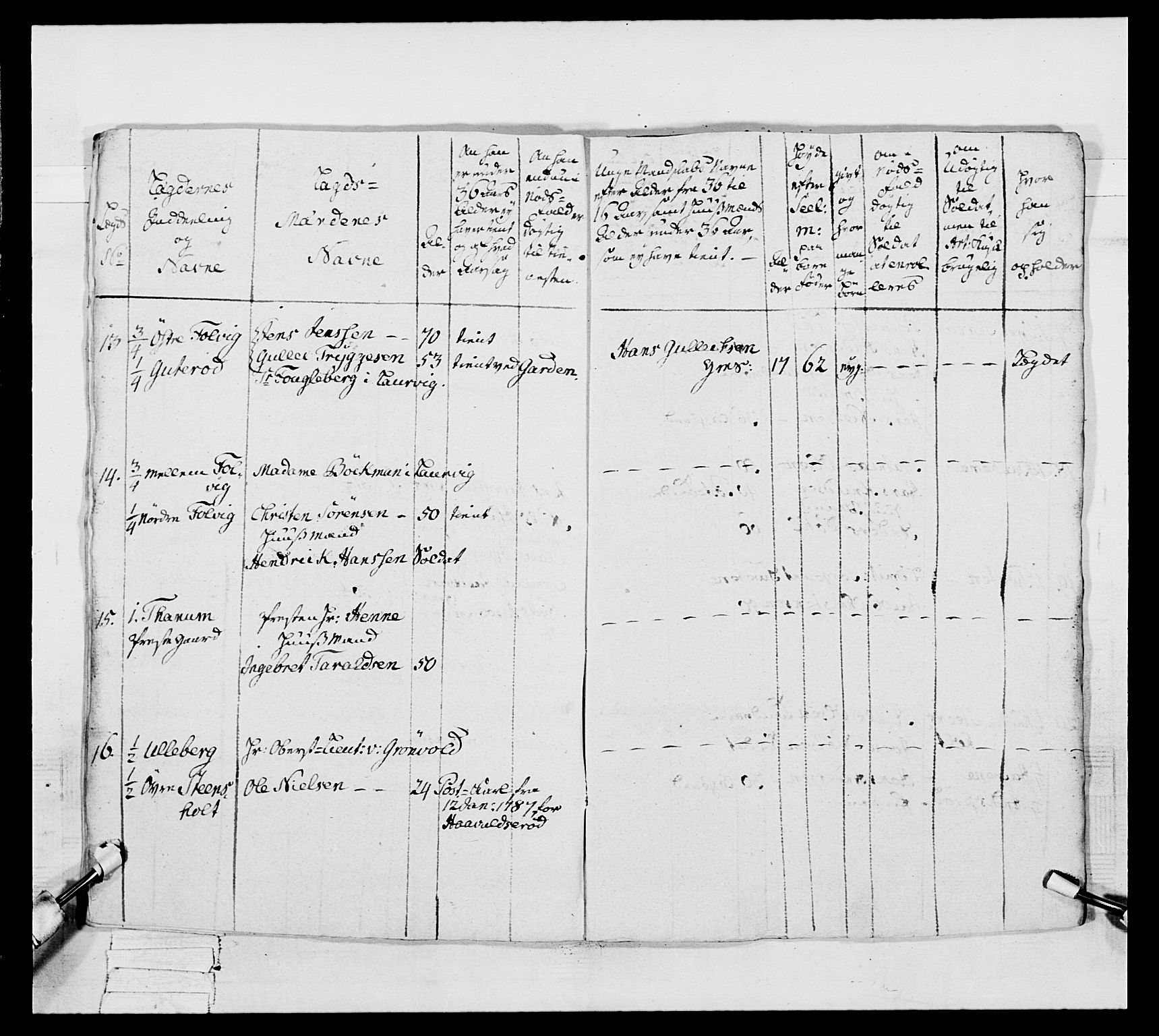 Generalitets- og kommissariatskollegiet, Det kongelige norske kommissariatskollegium, AV/RA-EA-5420/E/Eh/L0046: 2. Akershusiske nasjonale infanteriregiment, 1789, p. 283