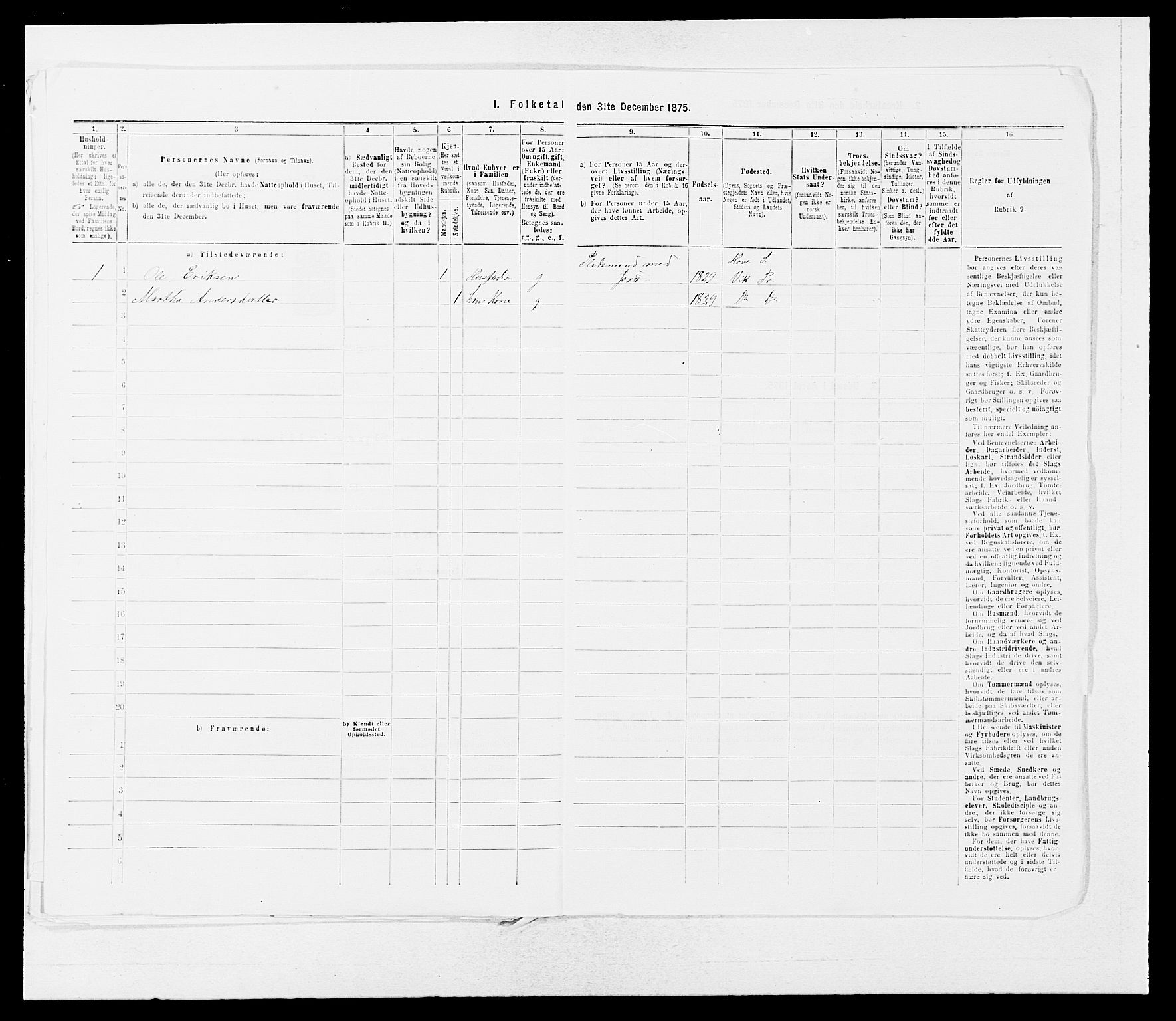 SAB, 1875 census for 1417P Vik, 1875, p. 519