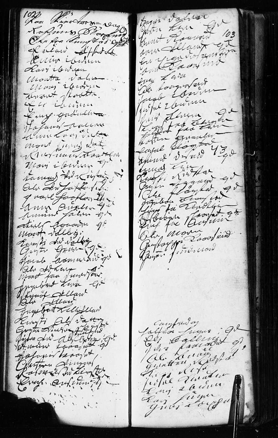 Fåberg prestekontor, AV/SAH-PREST-086/H/Ha/Hab/L0002: Parish register (copy) no. 2, 1741-1756, p. 102-103