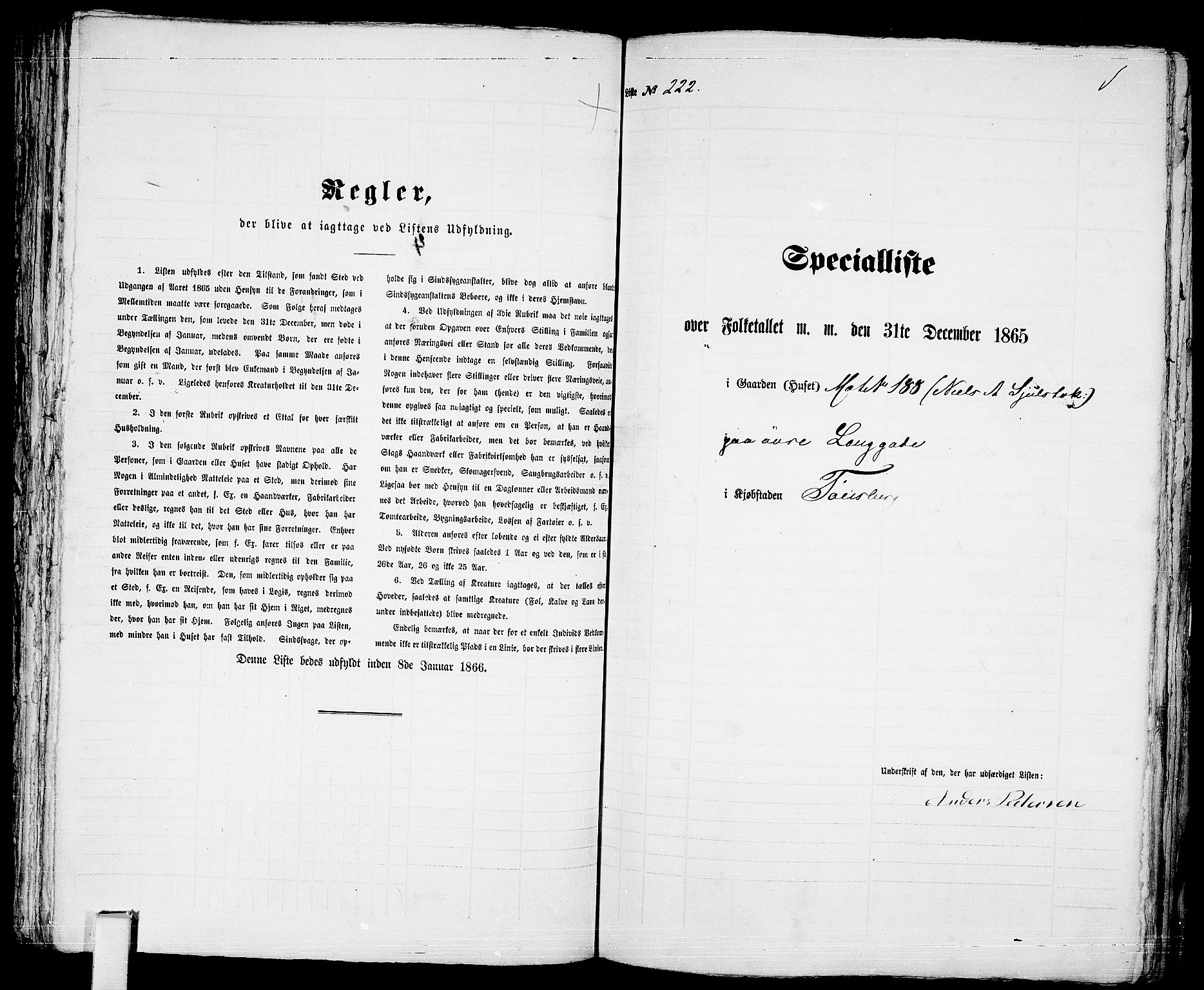 RA, 1865 census for Tønsberg, 1865, p. 481