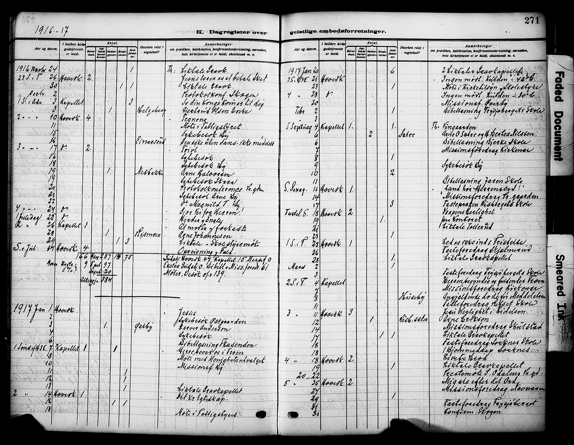 Grue prestekontor, AV/SAH-PREST-036/H/Ha/Haa/L0015: Parish register (official) no. 15, 1911-1922, p. 271