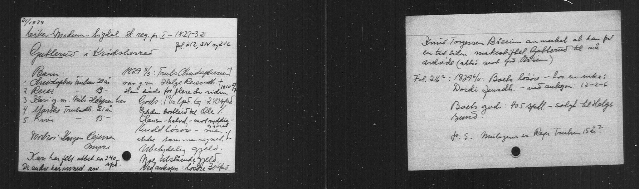 Eiker, Modum og Sigdal sorenskriveri, AV/SAKO-A-123/H, 1676-1828, p. 1713