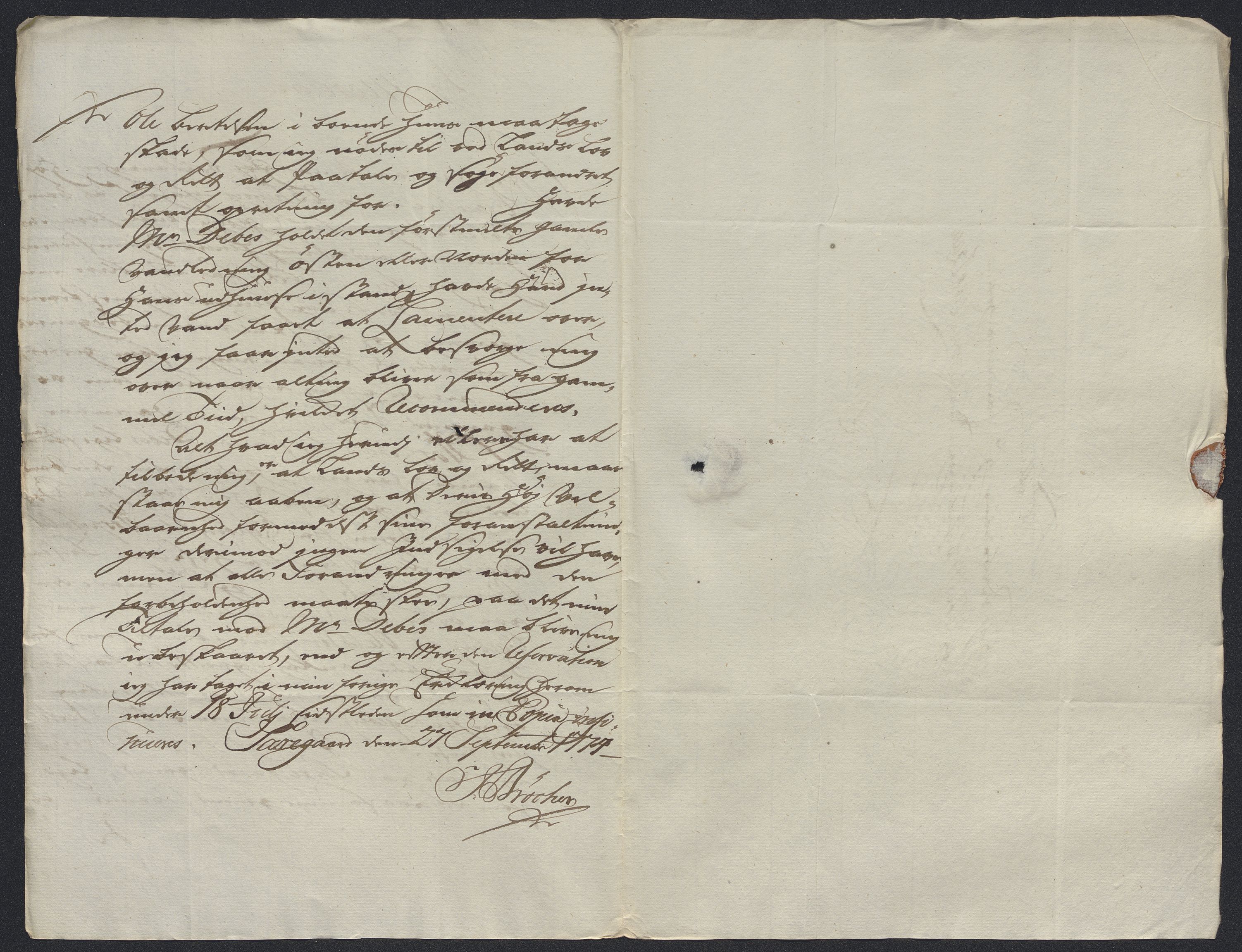 Oslo stiftsdireksjon, AV/SAO-A-11085/K/Kb/L0002/0009: Oslo Hospital / Vann fra Ekeberg og vannledning, 1774, p. 9