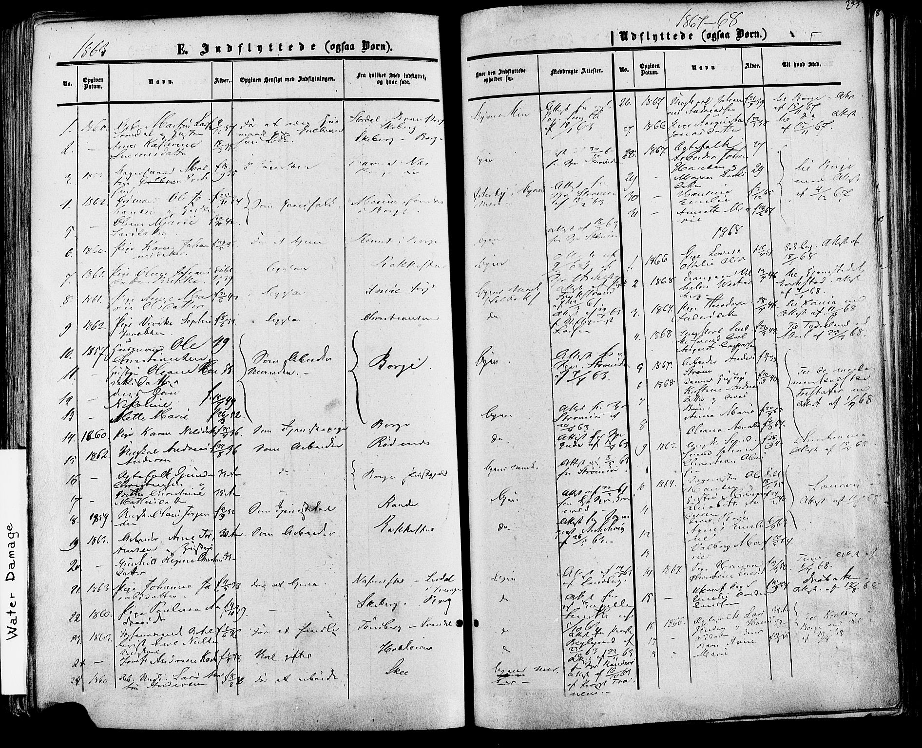 Fredrikstad prestekontor Kirkebøker, AV/SAO-A-11082/F/Fa/L0006: Parish register (official) no. 6, 1857-1878, p. 393