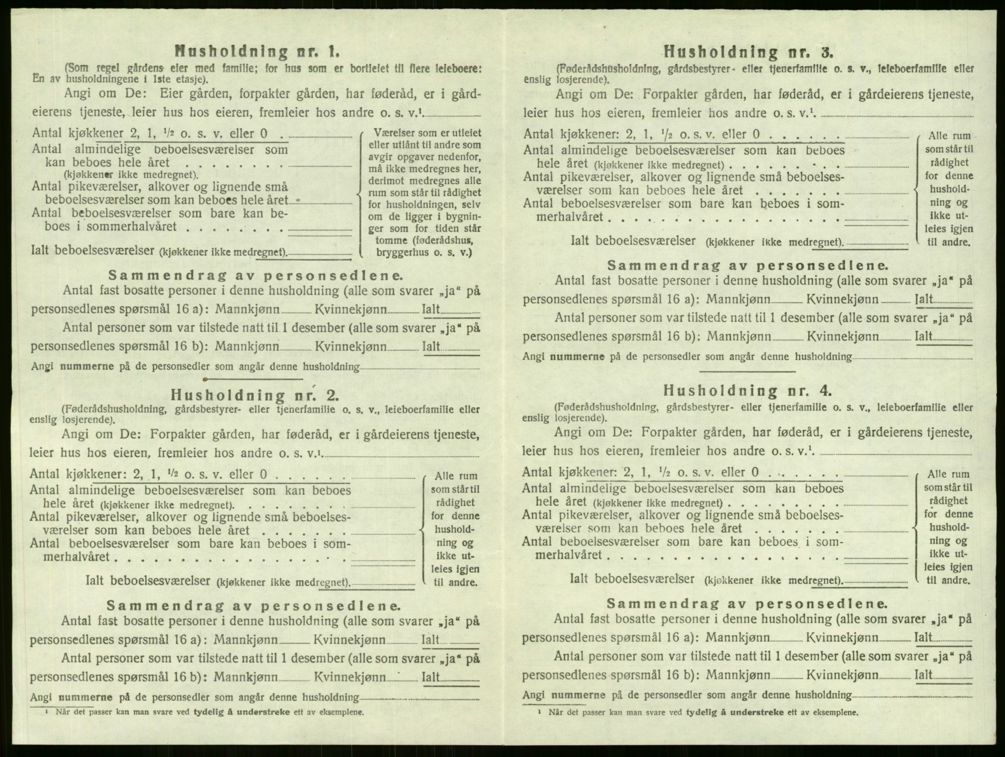 SAKO, 1920 census for Lier, 1920, p. 1608