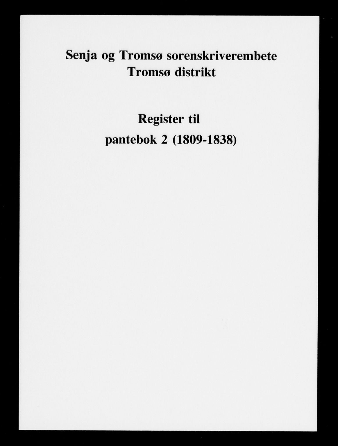 Mortgage book no. 2, 1809-1838