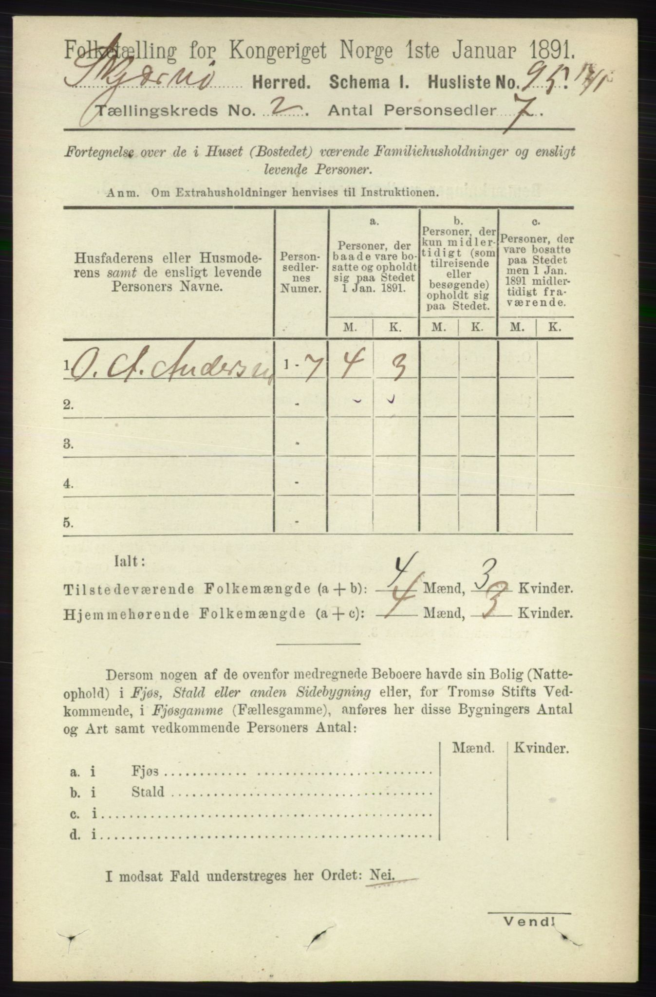 RA, 1891 census for 1941 Skjervøy, 1891, p. 1012