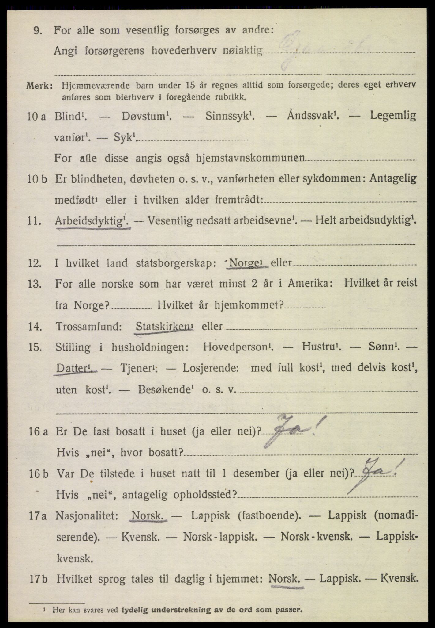 SAT, 1920 census for Nærøy, 1920, p. 2444