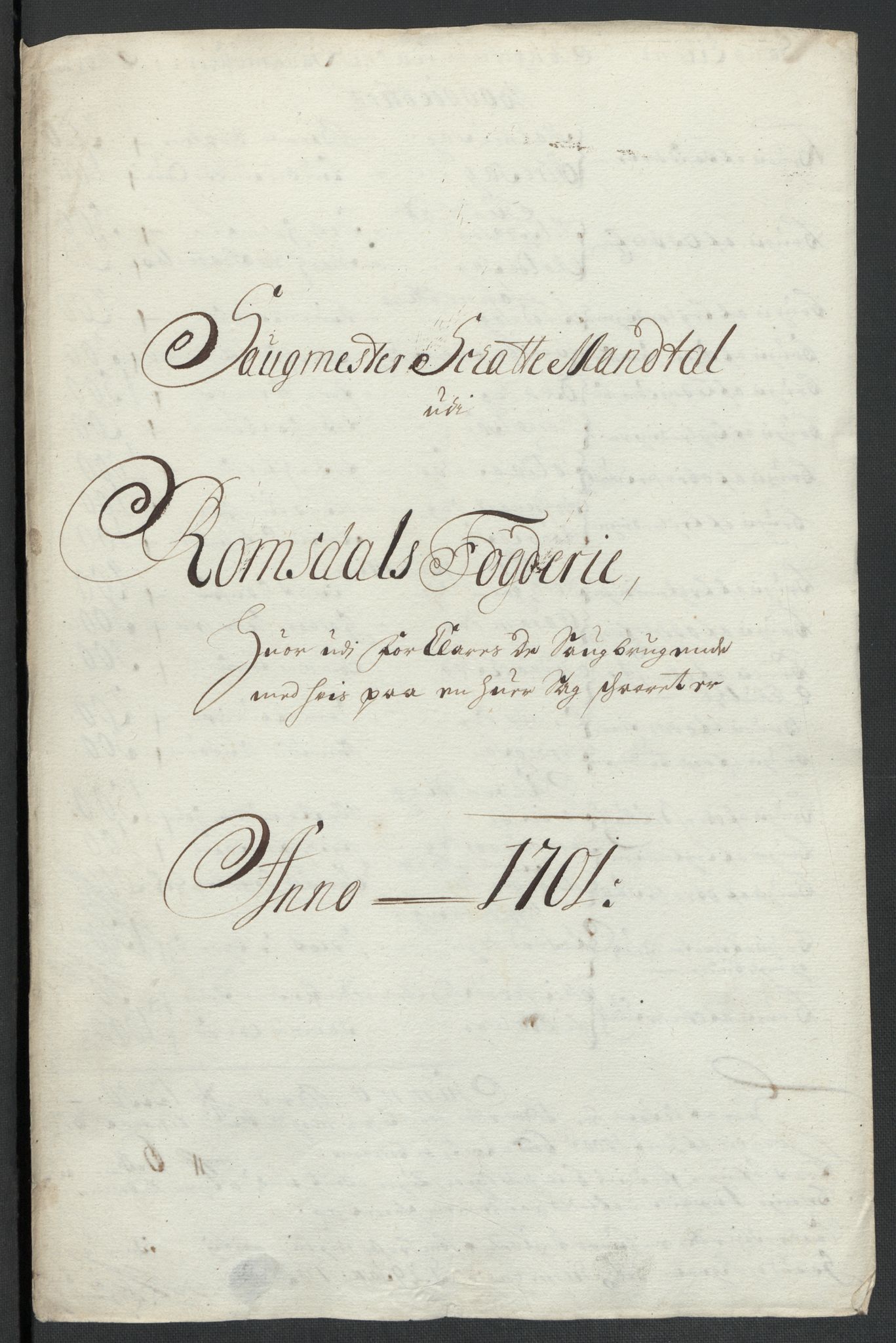 Rentekammeret inntil 1814, Reviderte regnskaper, Fogderegnskap, RA/EA-4092/R55/L3655: Fogderegnskap Romsdal, 1701-1702, p. 71