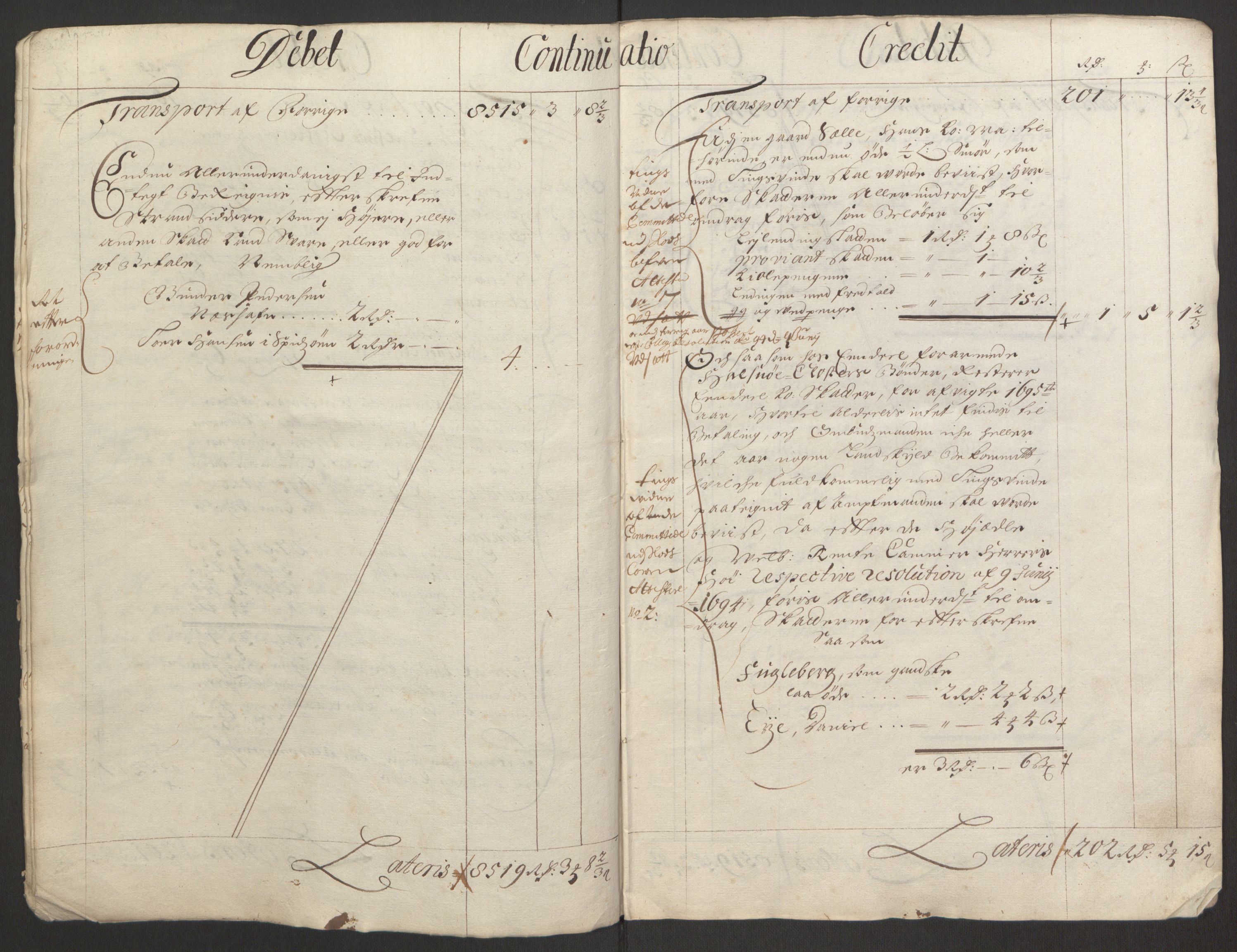 Rentekammeret inntil 1814, Reviderte regnskaper, Fogderegnskap, AV/RA-EA-4092/R48/L2976: Fogderegnskap Sunnhordland og Hardanger, 1695-1696, p. 275