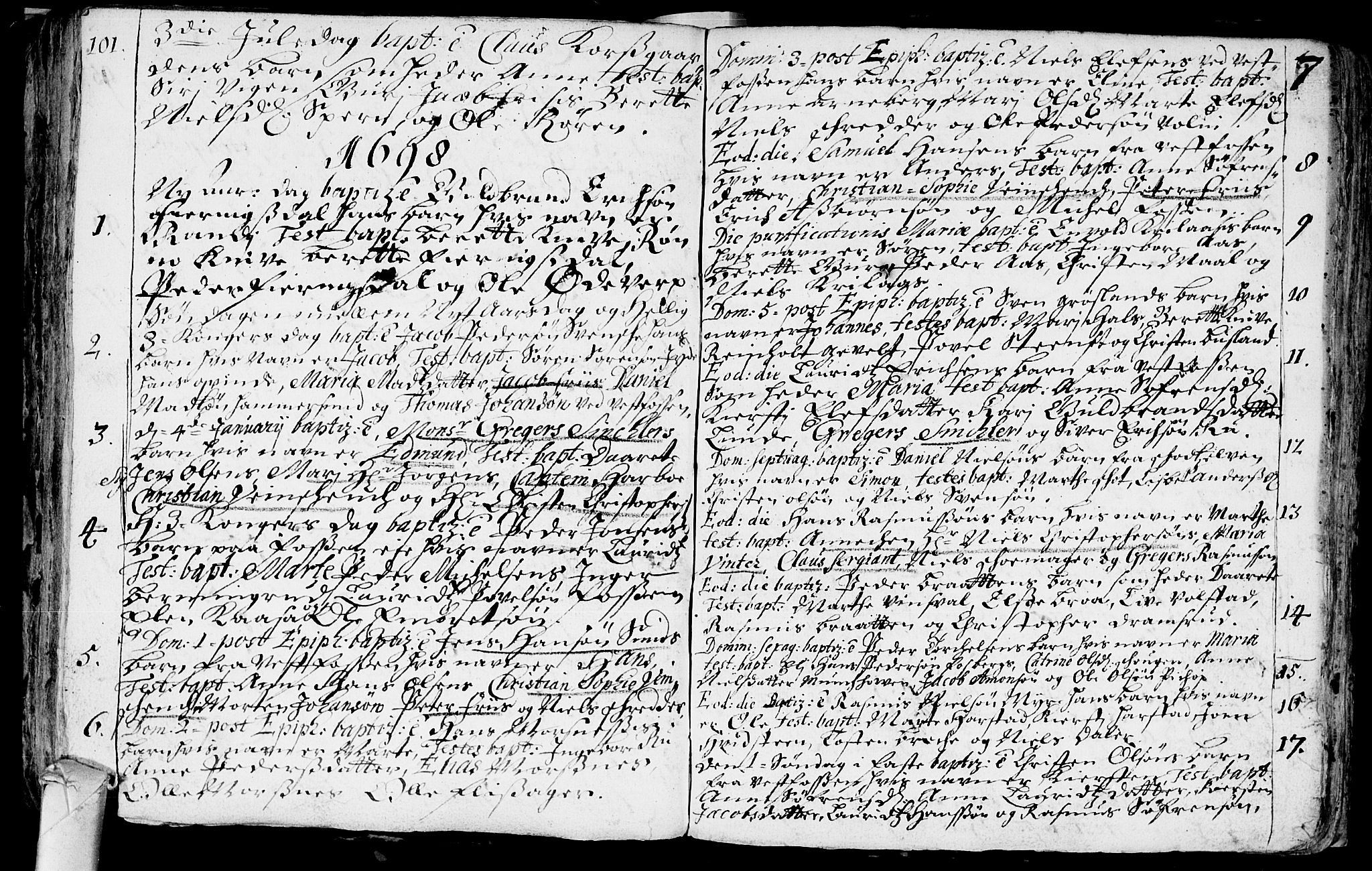 Eiker kirkebøker, SAKO/A-4/F/Fa/L0001: Parish register (official) no. I 1 /1, 1683-1704