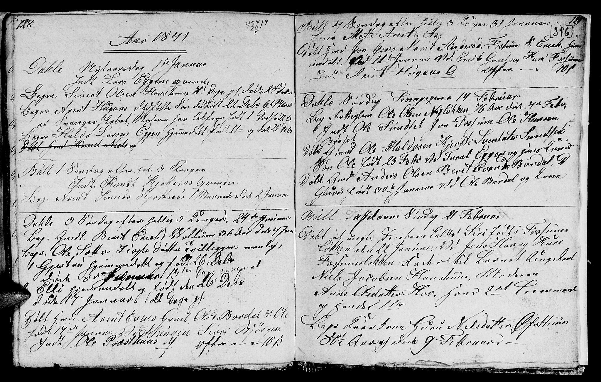Ministerialprotokoller, klokkerbøker og fødselsregistre - Sør-Trøndelag, SAT/A-1456/689/L1042: Parish register (copy) no. 689C01, 1812-1841, p. 315-316