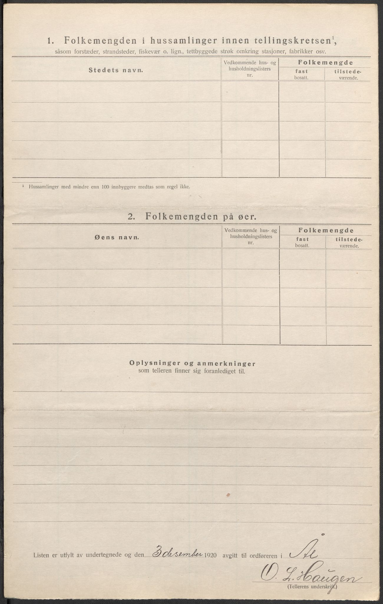 SAKO, 1920 census for Ål, 1920, p. 31