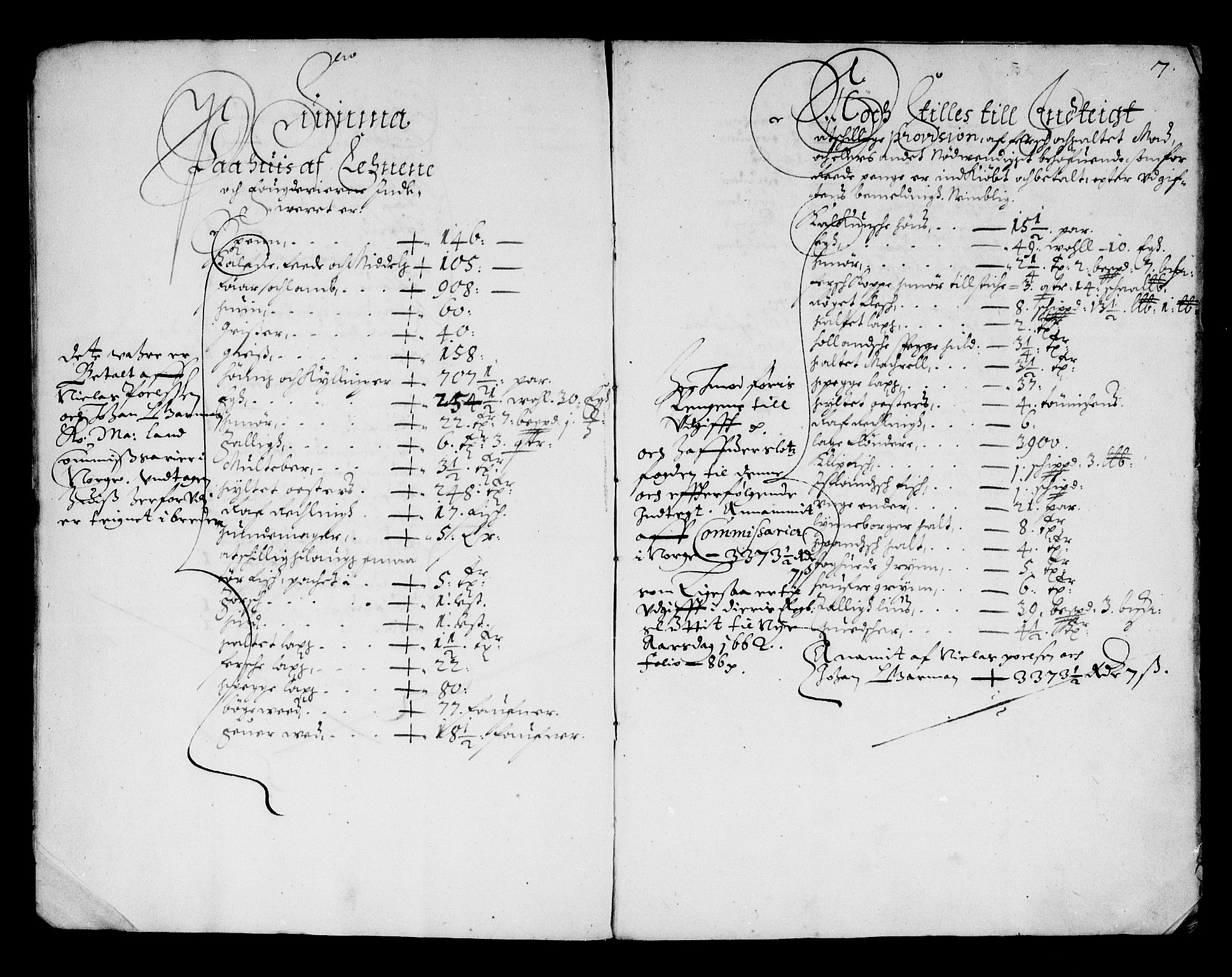 Rentekammeret inntil 1814, Reviderte regnskaper, Stiftamtstueregnskaper, Landkommissariatet på Akershus og Akershus stiftamt, AV/RA-EA-5869/R/Ra/L0007: Landkommissariatet på Akershus, 1661