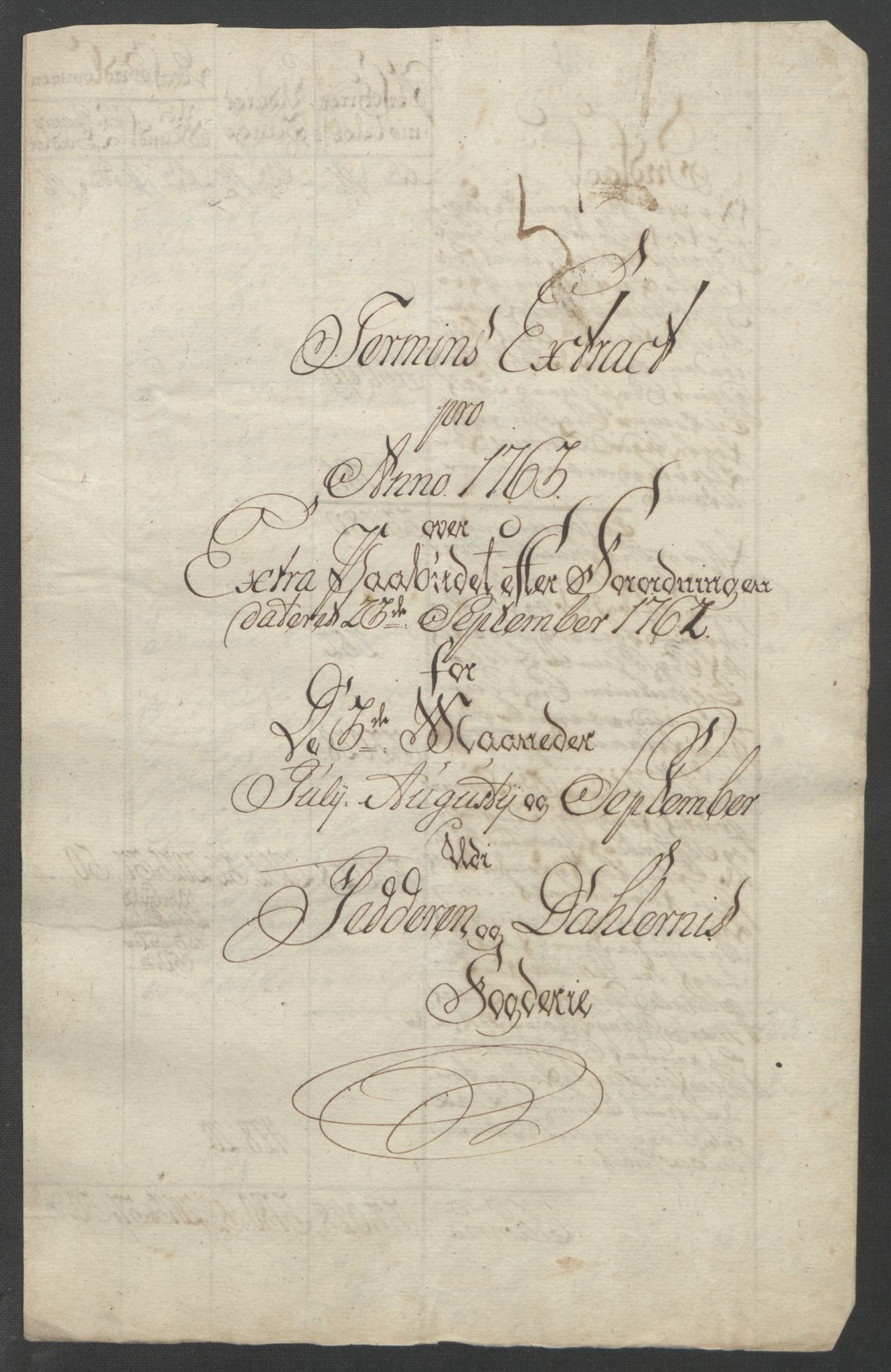 Rentekammeret inntil 1814, Reviderte regnskaper, Fogderegnskap, AV/RA-EA-4092/R46/L2835: Ekstraskatten Jæren og Dalane, 1762-1764, p. 65