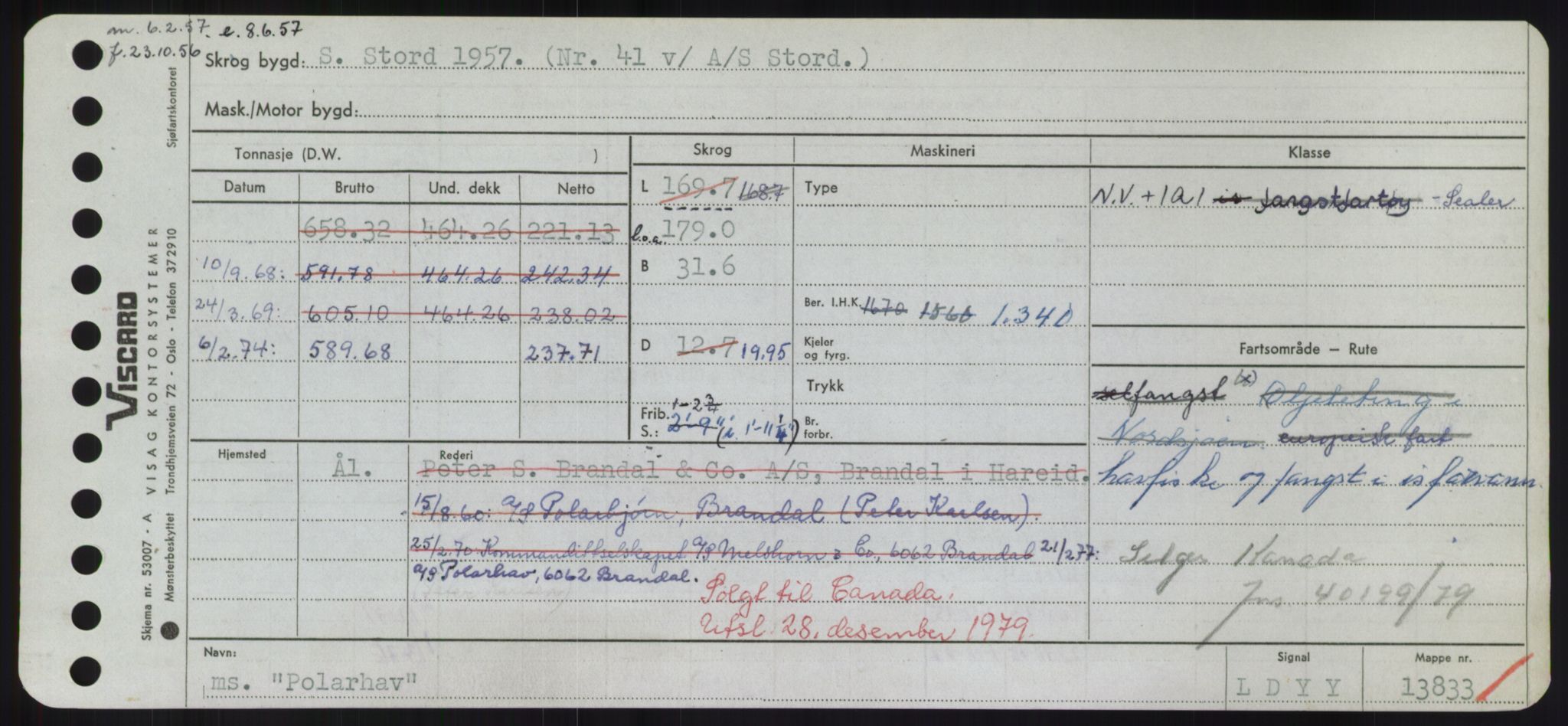 Sjøfartsdirektoratet med forløpere, Skipsmålingen, RA/S-1627/H/Hd/L0029: Fartøy, P, p. 371