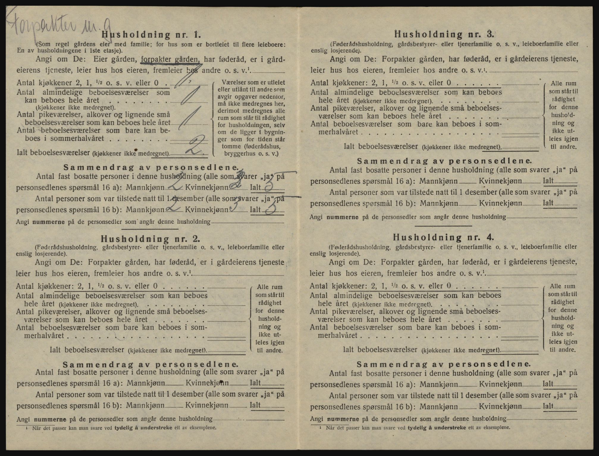 SAO, 1920 census for Onsøy, 1920, p. 2233