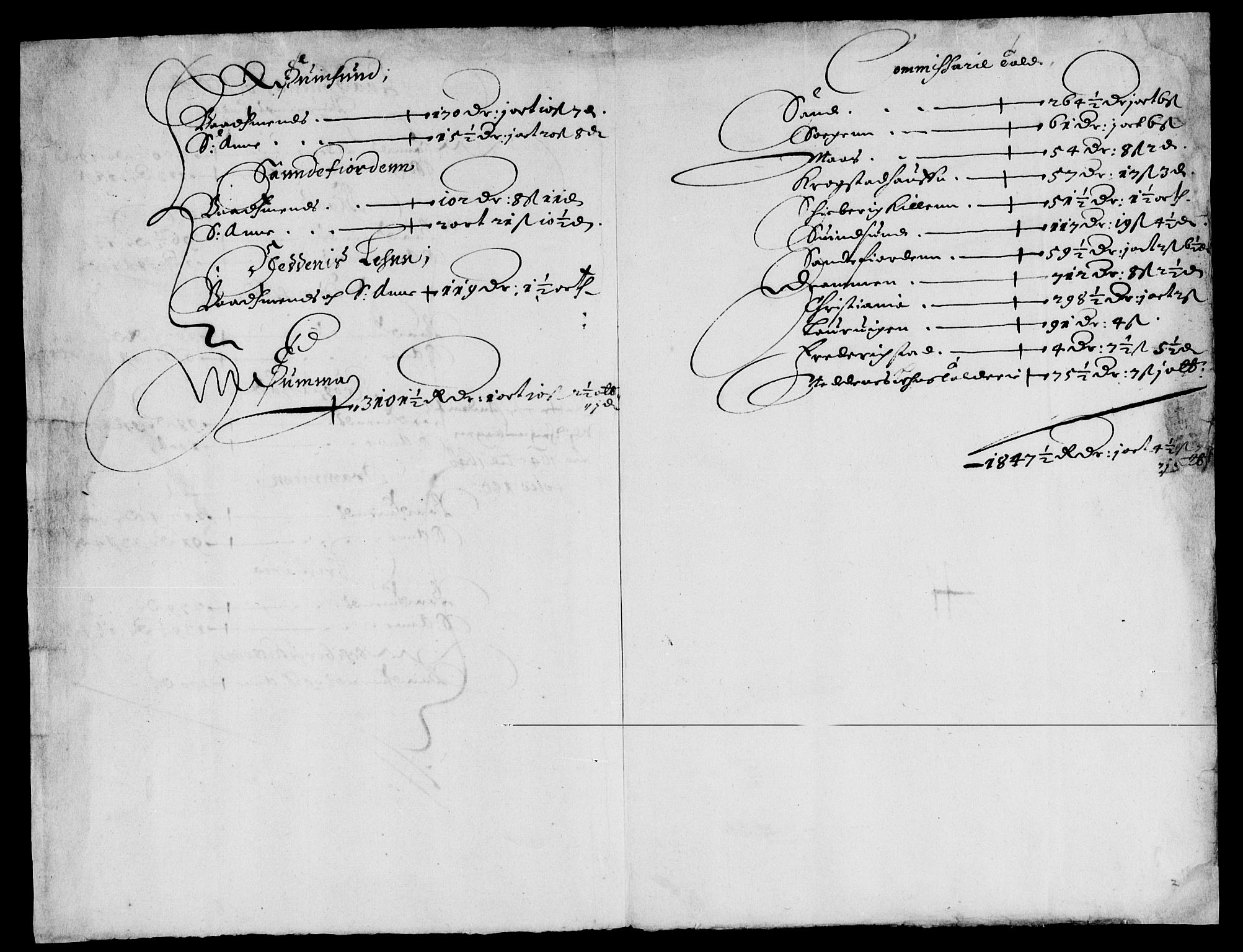 Rentekammeret inntil 1814, Reviderte regnskaper, Lensregnskaper, AV/RA-EA-5023/R/Rb/Rba/L0183: Akershus len, 1644-1646