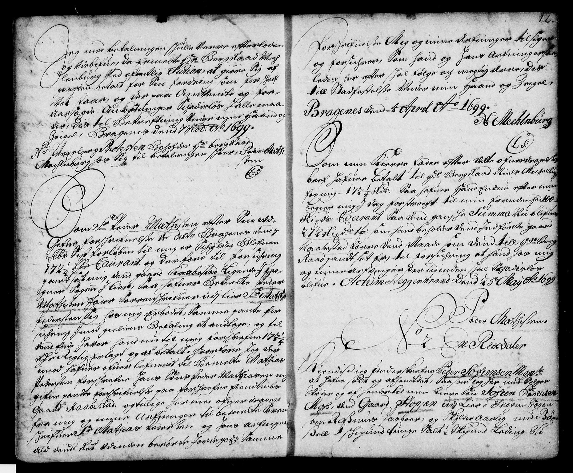 Lier, Røyken og Hurum sorenskriveri, AV/SAKO-A-89/G/Ga/Gaa/L0001: Mortgage book no. I, 1701-1725, p. 12