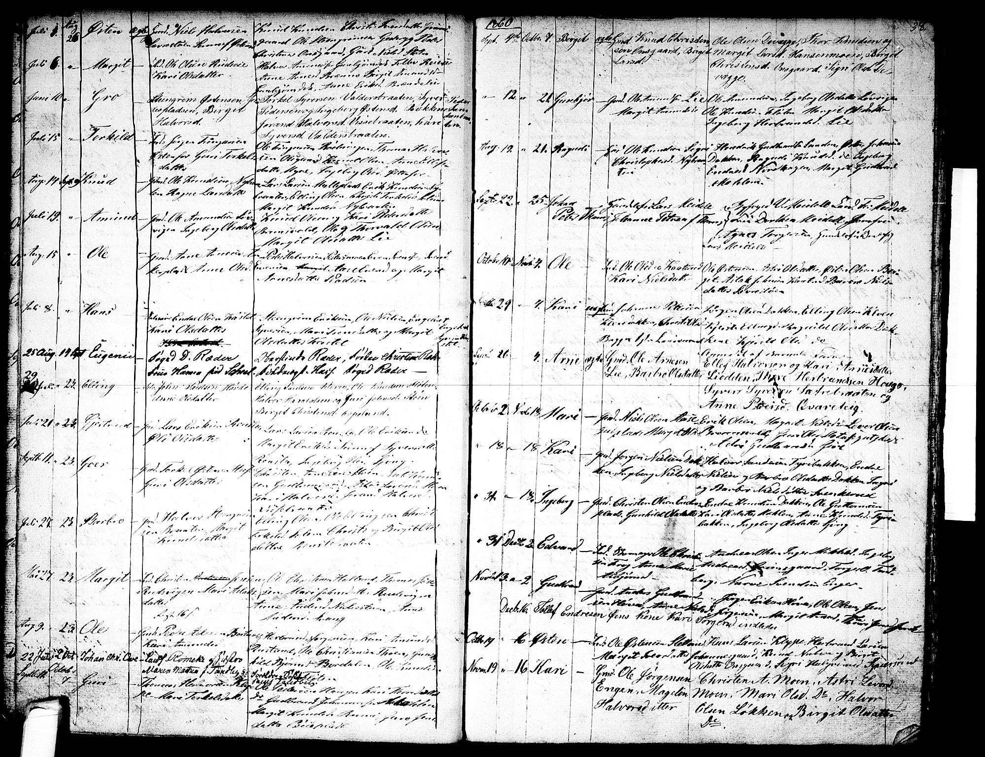 Nes kirkebøker, AV/SAKO-A-236/G/Ga/L0001: Parish register (copy) no. I 1, 1843-1872