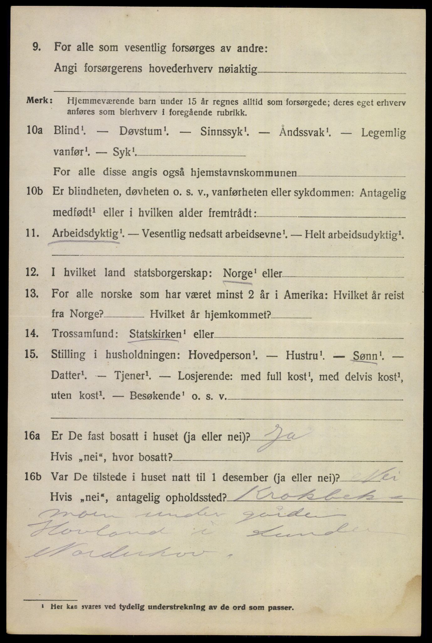 SAKO, 1920 census for Norderhov, 1920, p. 22181