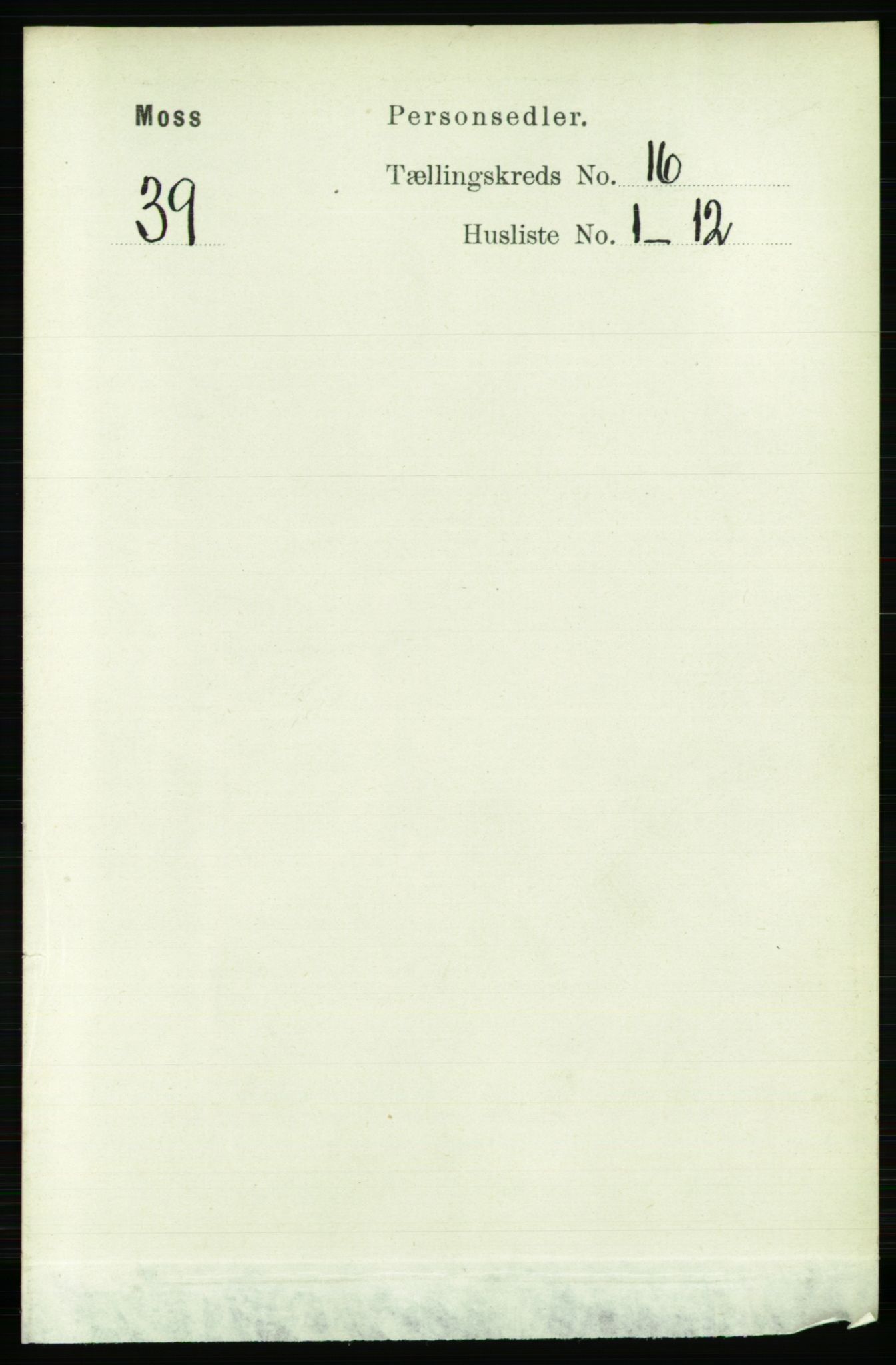 RA, 1891 census for 0104 Moss, 1891, p. 7431