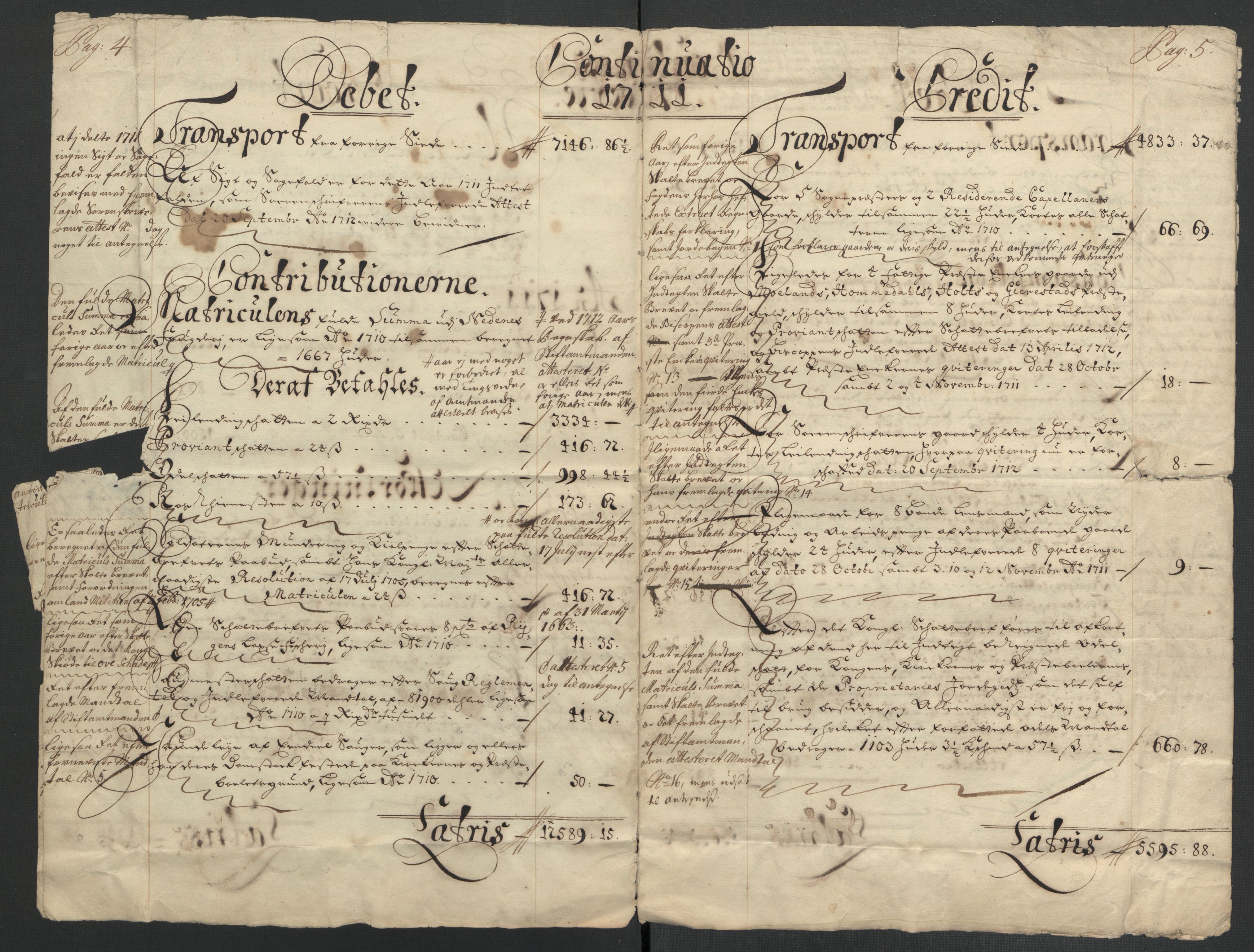 Rentekammeret inntil 1814, Reviderte regnskaper, Fogderegnskap, AV/RA-EA-4092/R39/L2319: Fogderegnskap Nedenes, 1710-1711, p. 173