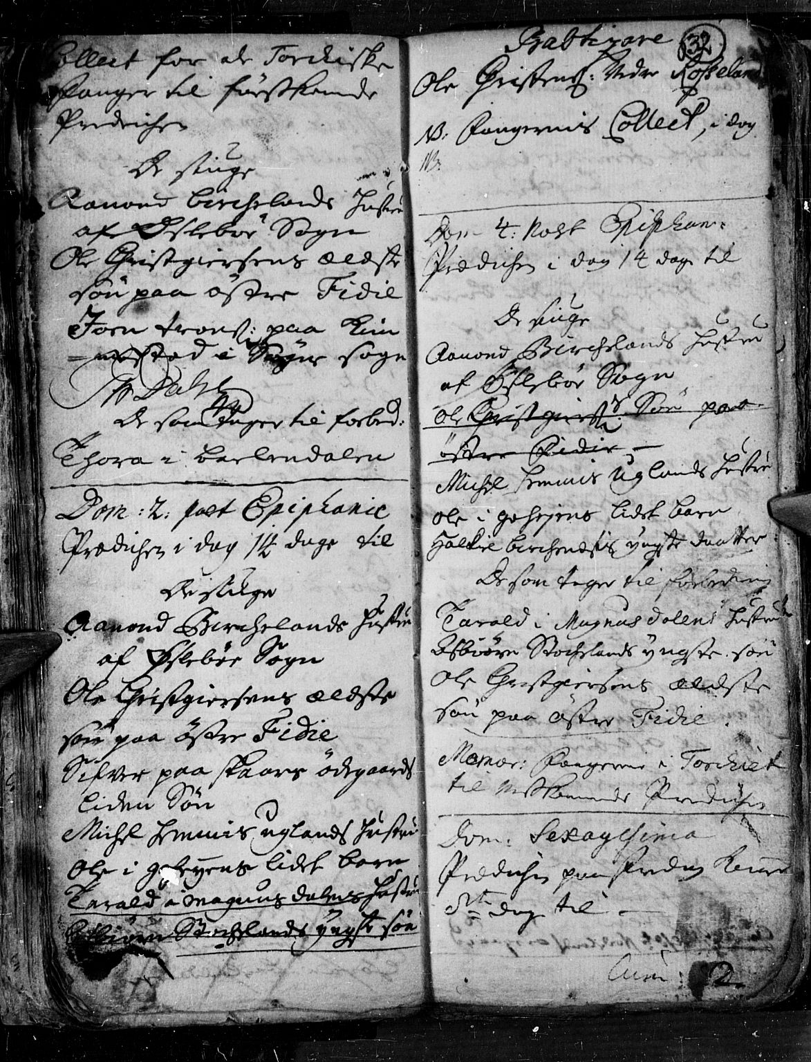 Søgne sokneprestkontor, SAK/1111-0037/F/Fa/Faa/L0001: Parish register (official) no. A 1, 1716-1740, p. 32