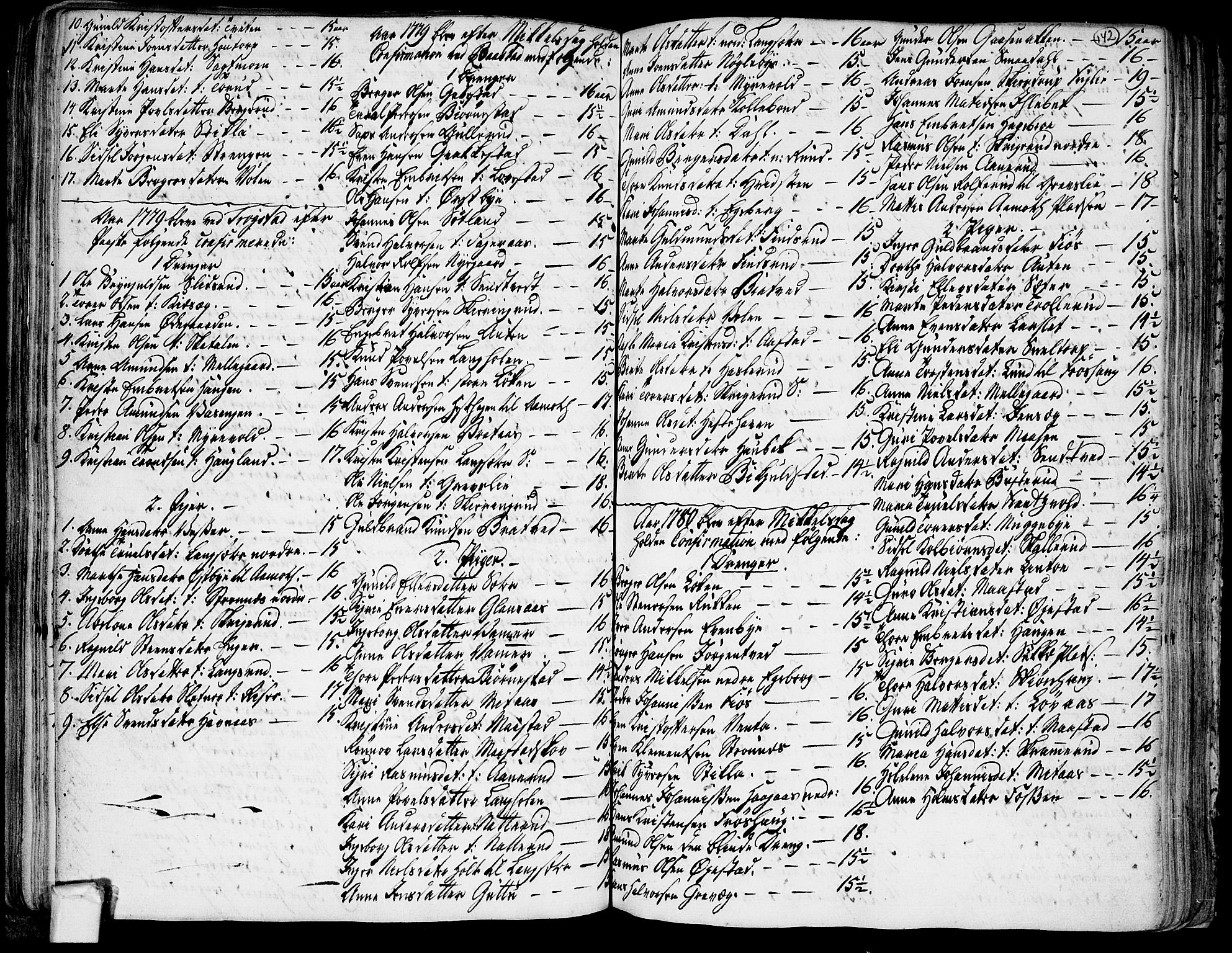 Trøgstad prestekontor Kirkebøker, SAO/A-10925/F/Fa/L0004: Parish register (official) no. I 4, 1750-1784, p. 142