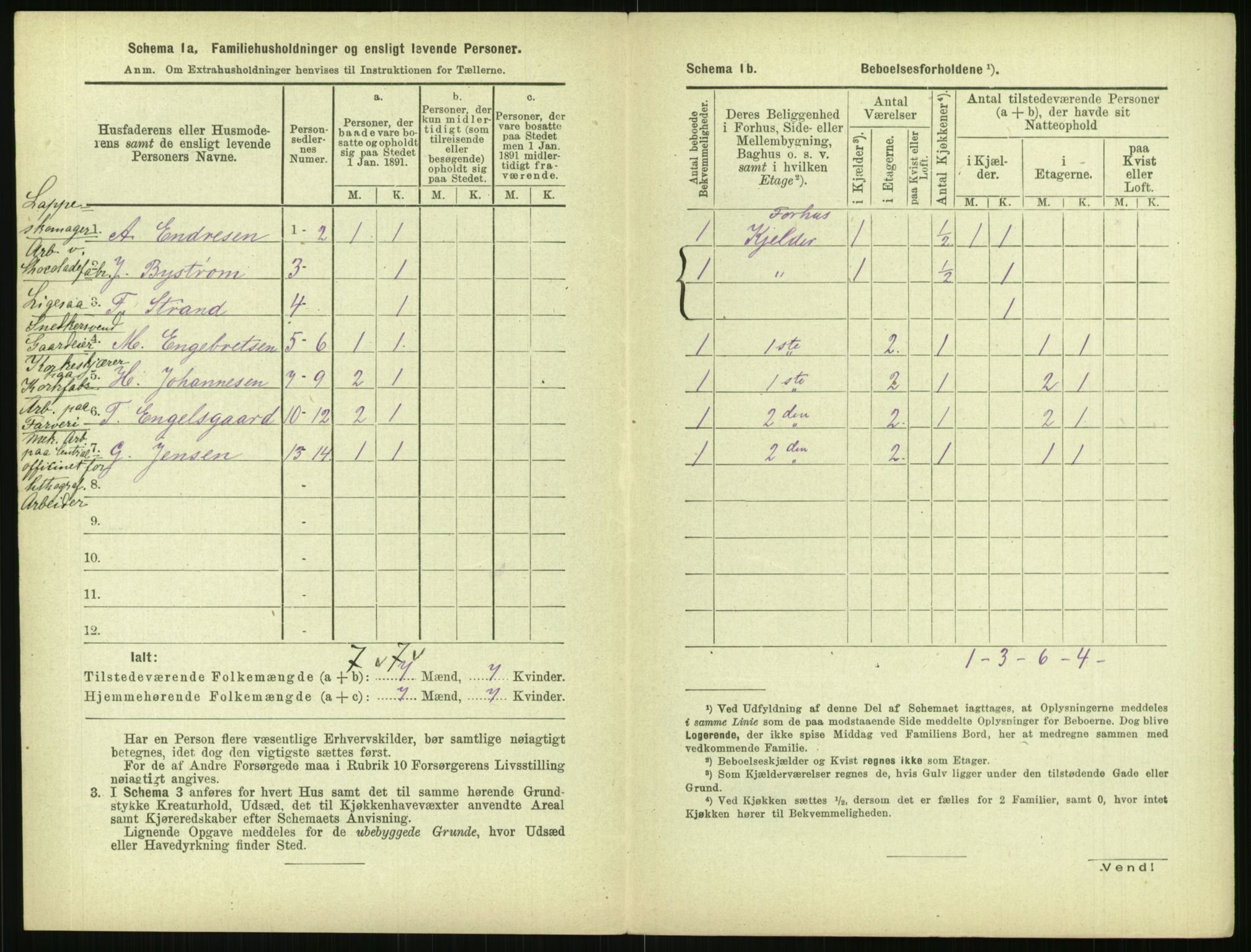 RA, 1891 census for 0301 Kristiania, 1891, p. 145276