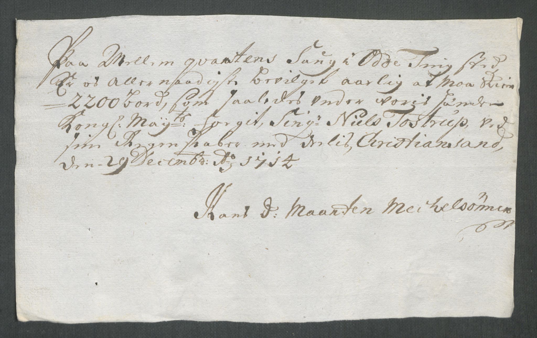 Rentekammeret inntil 1814, Reviderte regnskaper, Fogderegnskap, AV/RA-EA-4092/R43/L2558: Fogderegnskap Lista og Mandal, 1714, p. 45