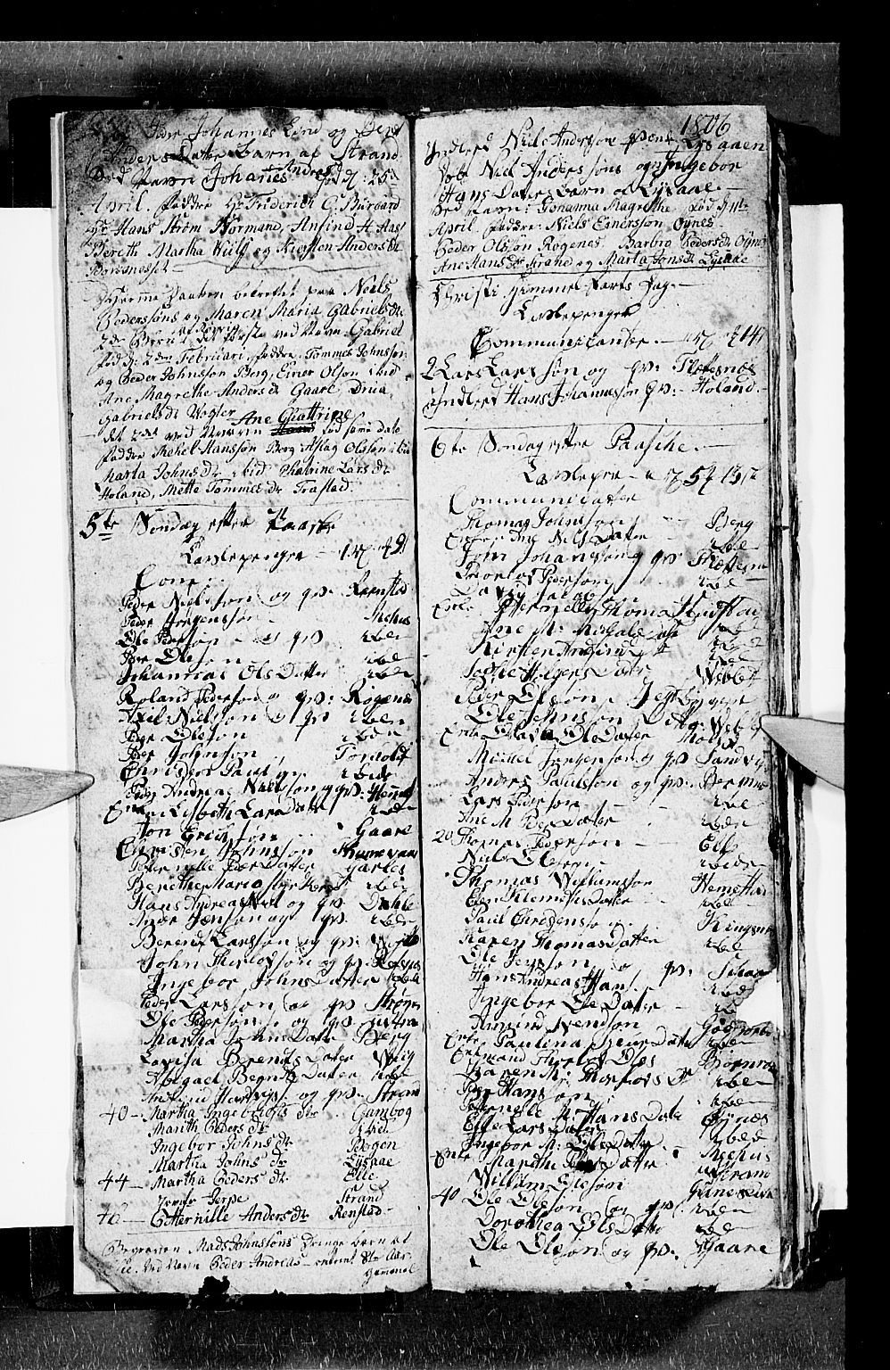 Kvæfjord sokneprestkontor, AV/SATØ-S-1323/G/Ga/Gab/L0001klokker: Parish register (copy) no. 1, 1806-1824