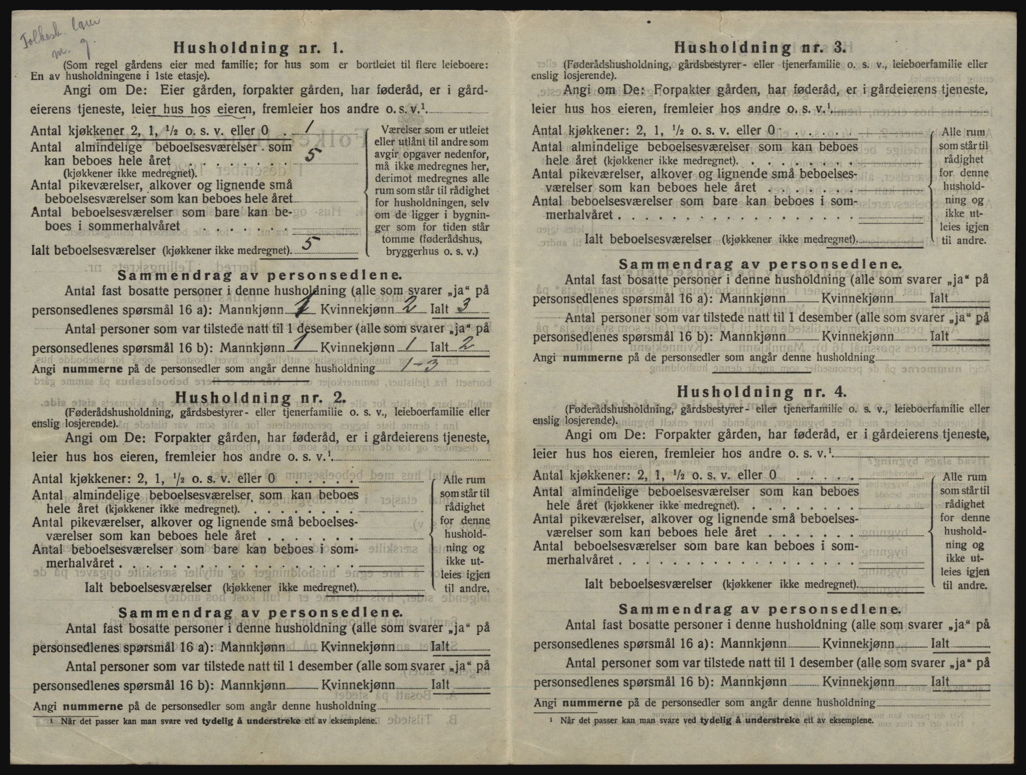 SAO, 1920 census for Idd, 1920, p. 693