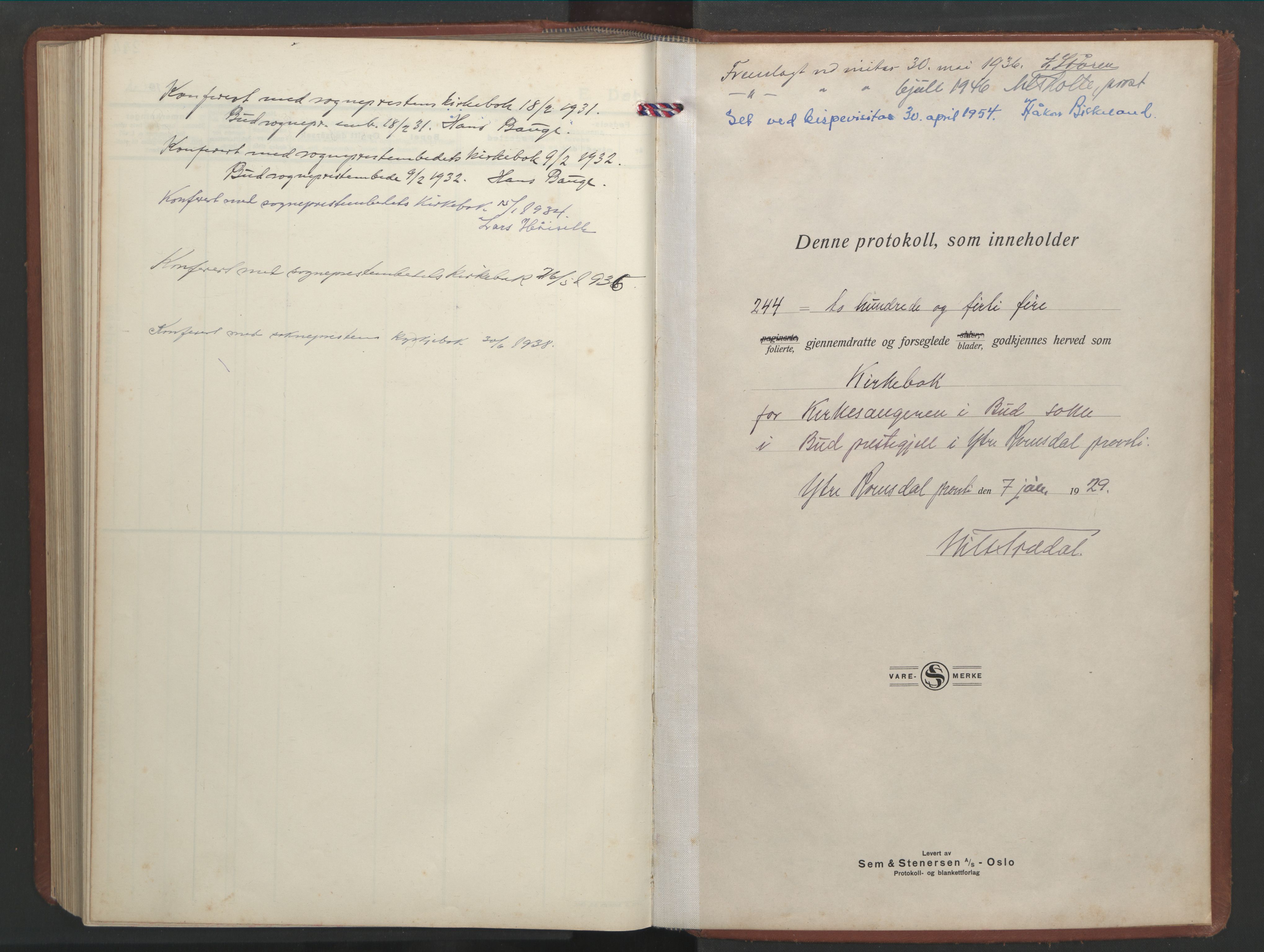 Ministerialprotokoller, klokkerbøker og fødselsregistre - Møre og Romsdal, AV/SAT-A-1454/566/L0775: Parish register (copy) no. 566C04, 1930-1946