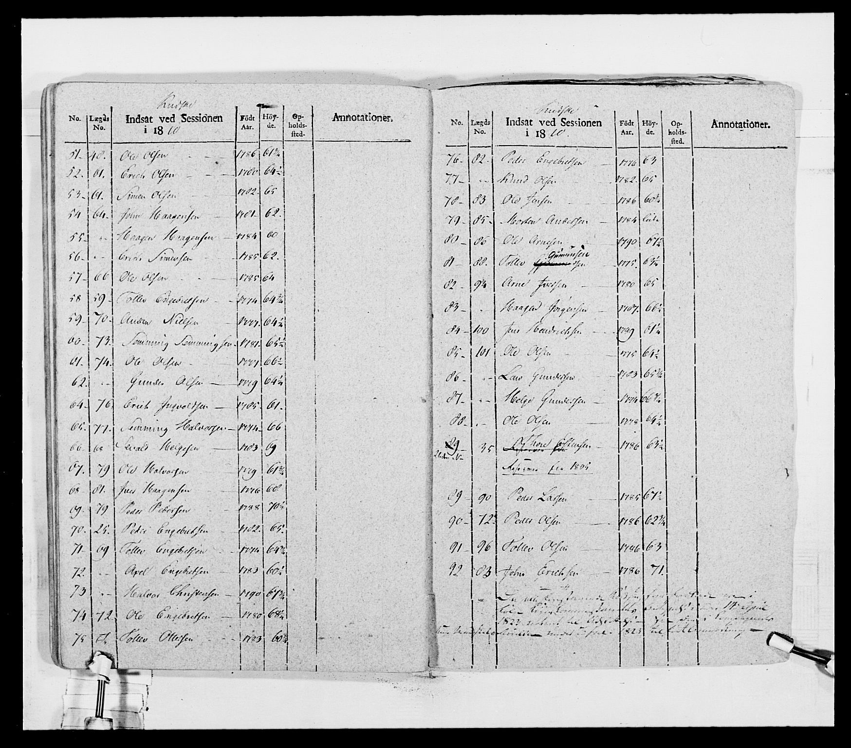 Generalitets- og kommissariatskollegiet, Det kongelige norske kommissariatskollegium, AV/RA-EA-5420/E/Eh/L0027: Skiløperkompaniene, 1812-1832, p. 194