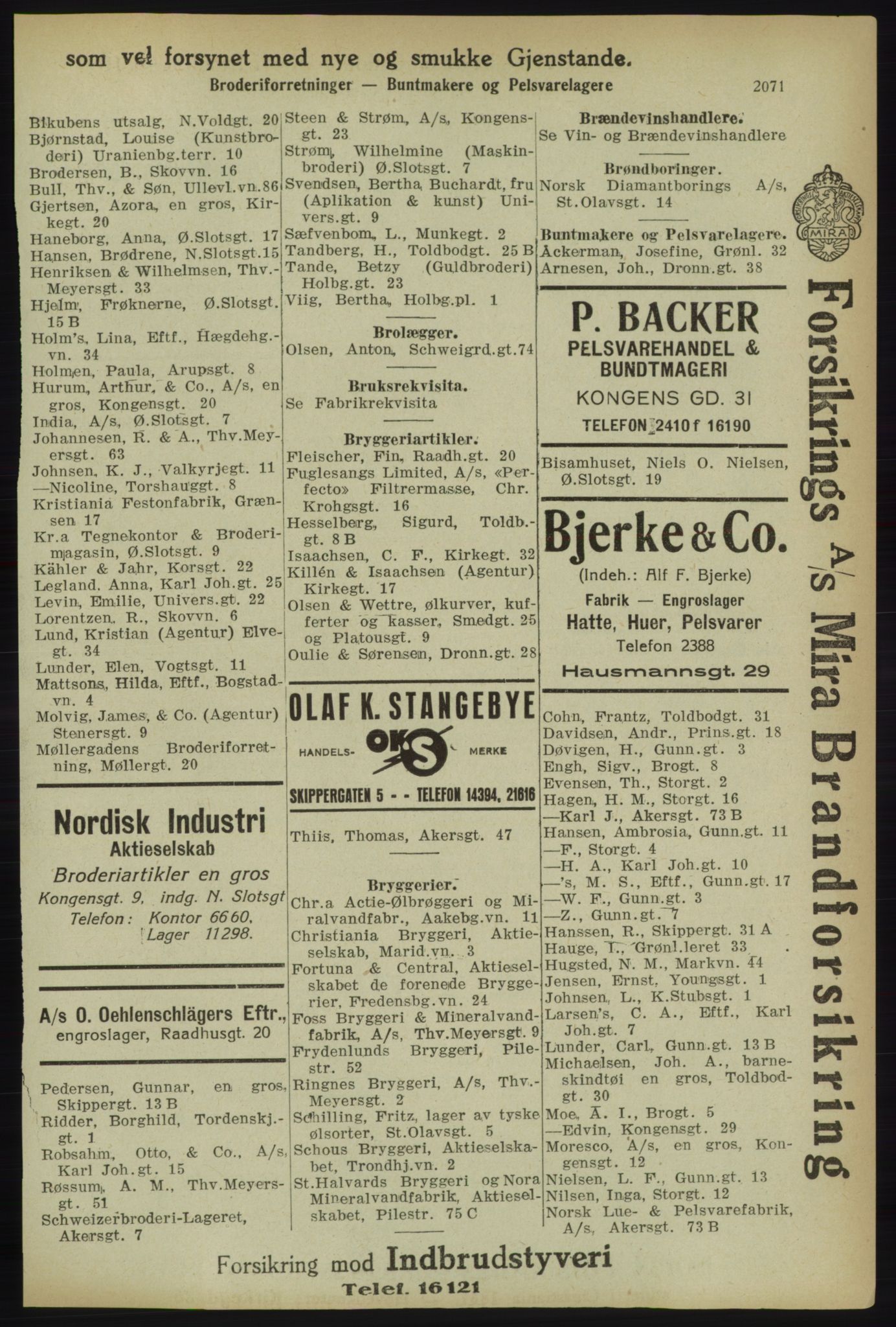 Kristiania/Oslo adressebok, PUBL/-, 1918, p. 2224