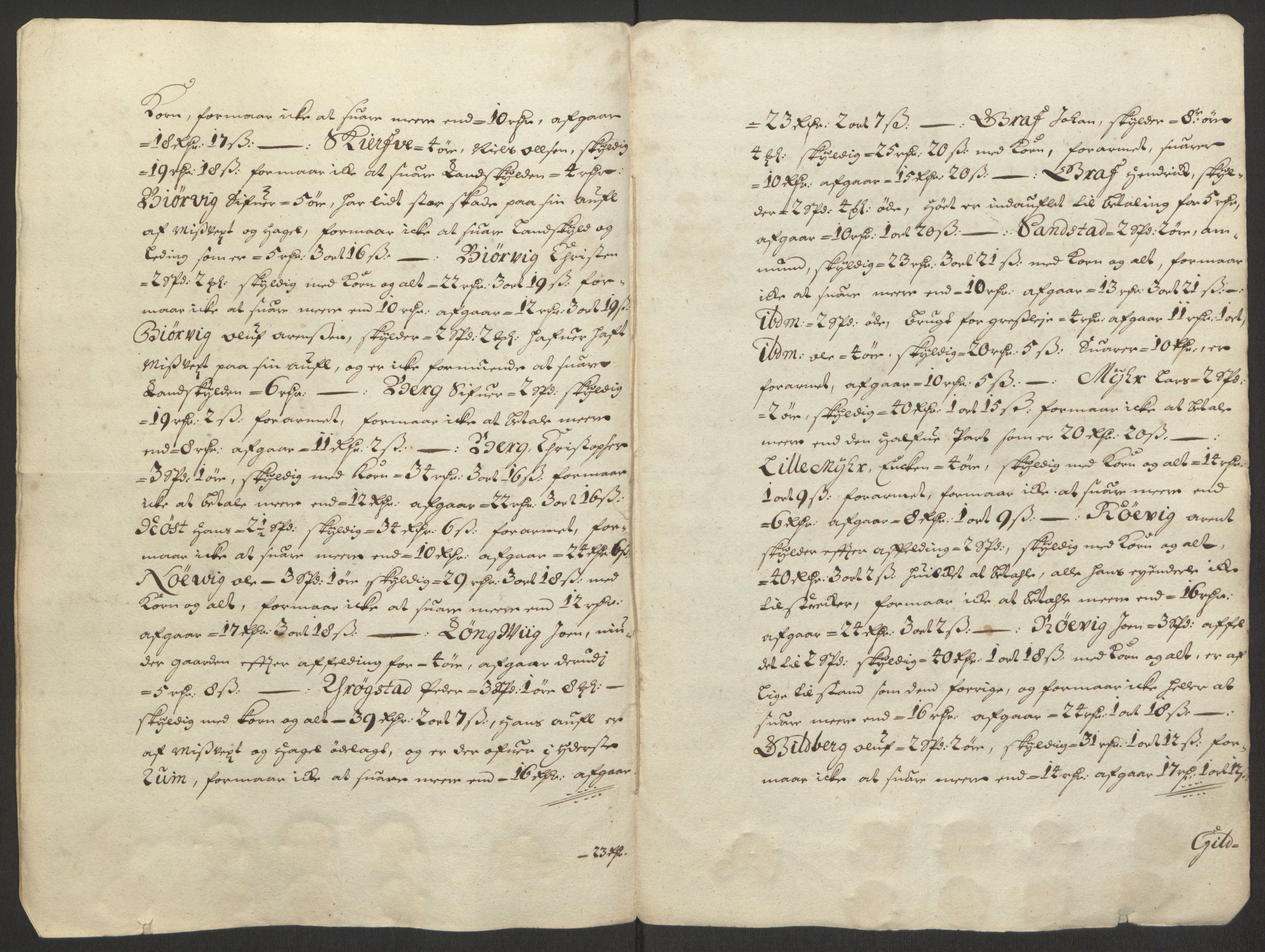 Rentekammeret inntil 1814, Reviderte regnskaper, Fogderegnskap, AV/RA-EA-4092/R63/L4309: Fogderegnskap Inderøy, 1695-1697, p. 558