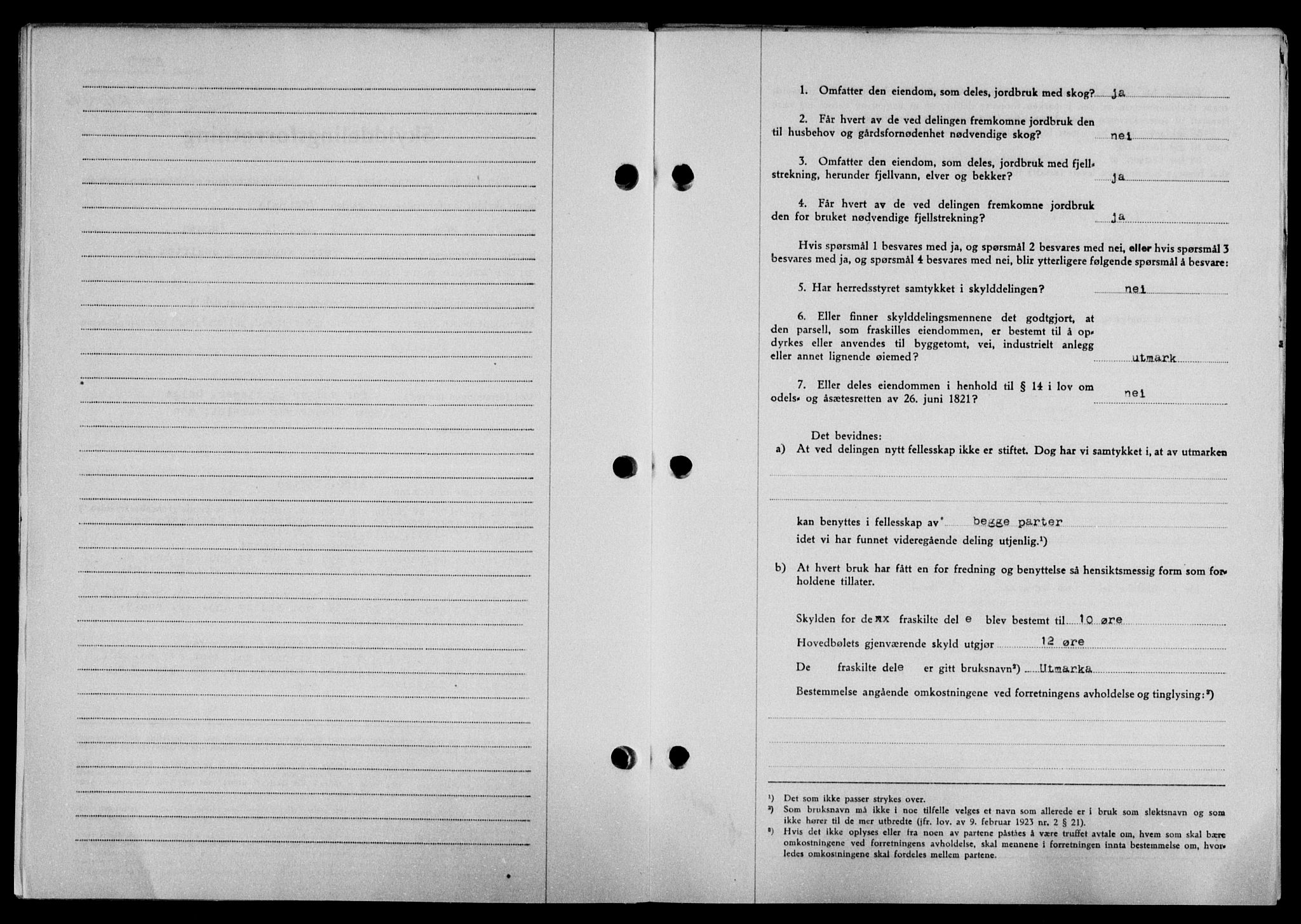 Lofoten sorenskriveri, SAT/A-0017/1/2/2C/L0014a: Mortgage book no. 14a, 1946-1946, Diary no: : 1242/1946