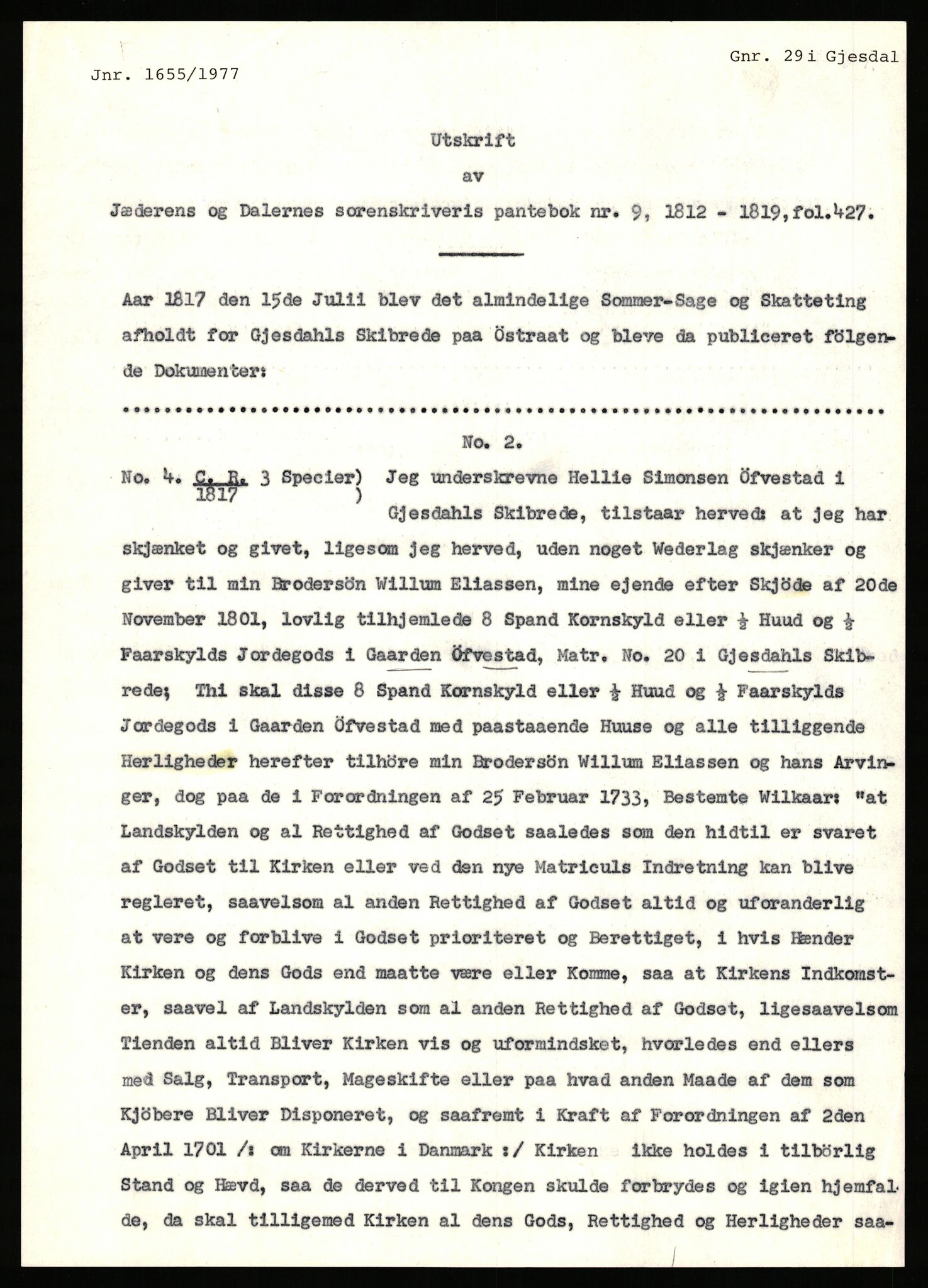 Statsarkivet i Stavanger, AV/SAST-A-101971/03/Y/Yj/L0003: Avskrifter sortert etter gårdsnavn: Askje - Auglend, 1750-1930, p. 390