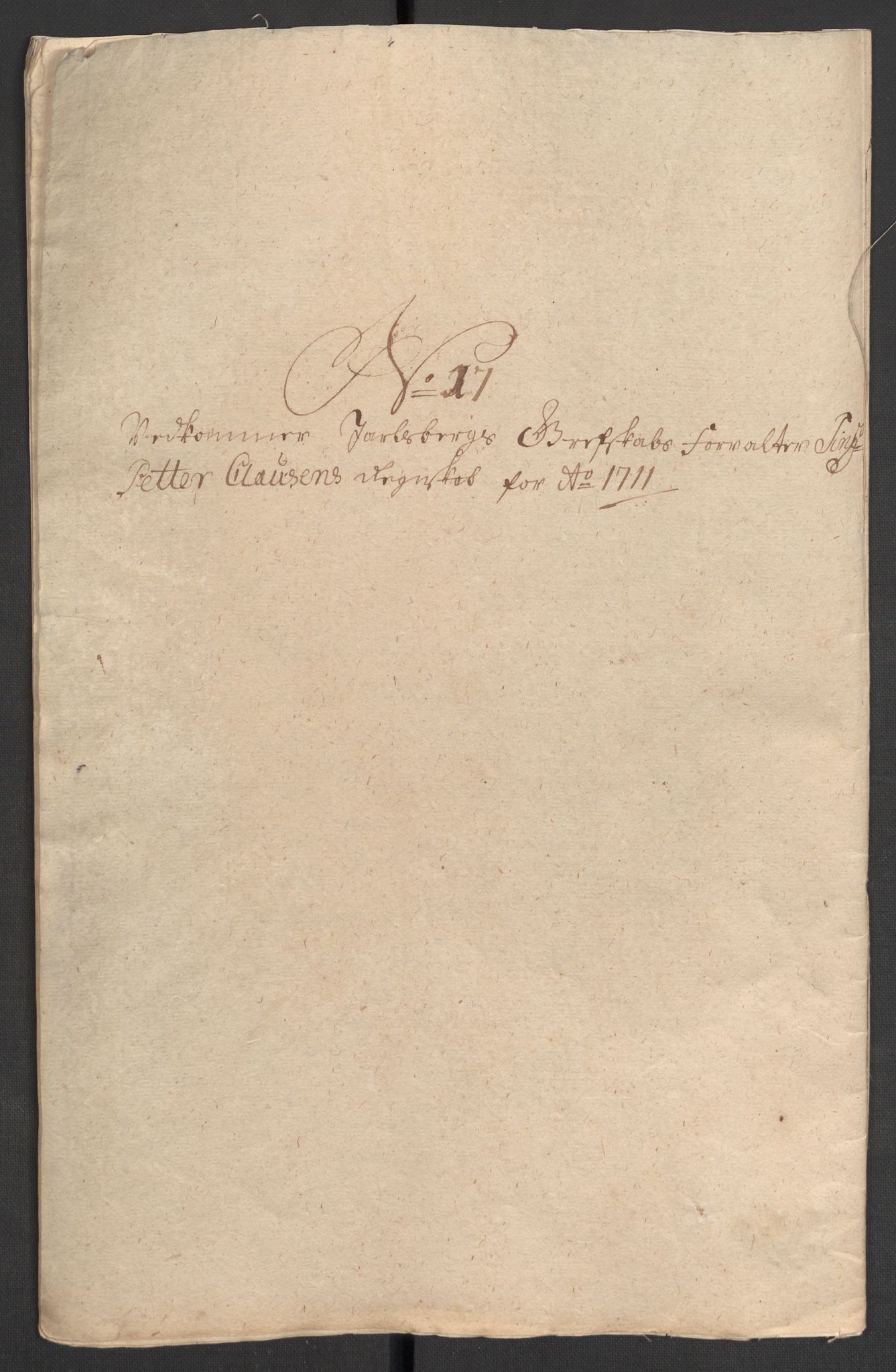 Rentekammeret inntil 1814, Reviderte regnskaper, Fogderegnskap, AV/RA-EA-4092/R32/L1876: Fogderegnskap Jarlsberg grevskap, 1711, p. 385