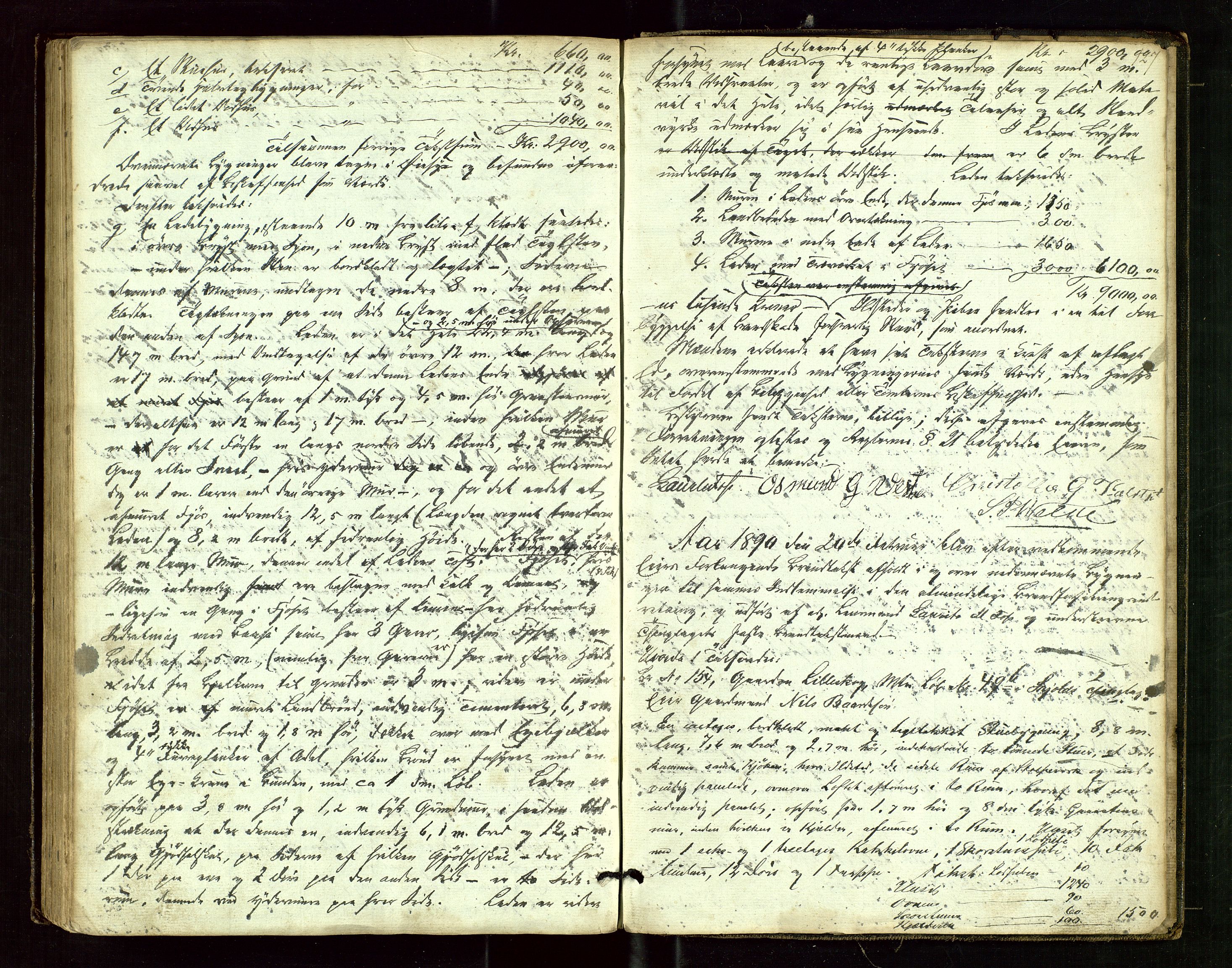 Skjold lensmannskontor, AV/SAST-A-100182/Goa/L0001: "Brandtaxations-Protocol for Skjold Thinglaug i Ryfylke", 1853-1890, p. 126b-127a