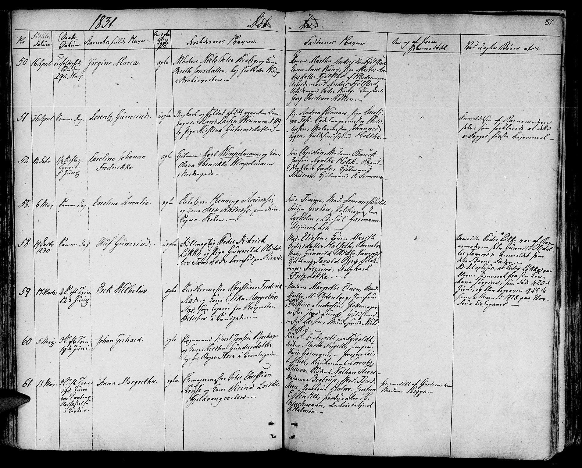 Ministerialprotokoller, klokkerbøker og fødselsregistre - Sør-Trøndelag, AV/SAT-A-1456/602/L0108: Parish register (official) no. 602A06, 1821-1839, p. 87