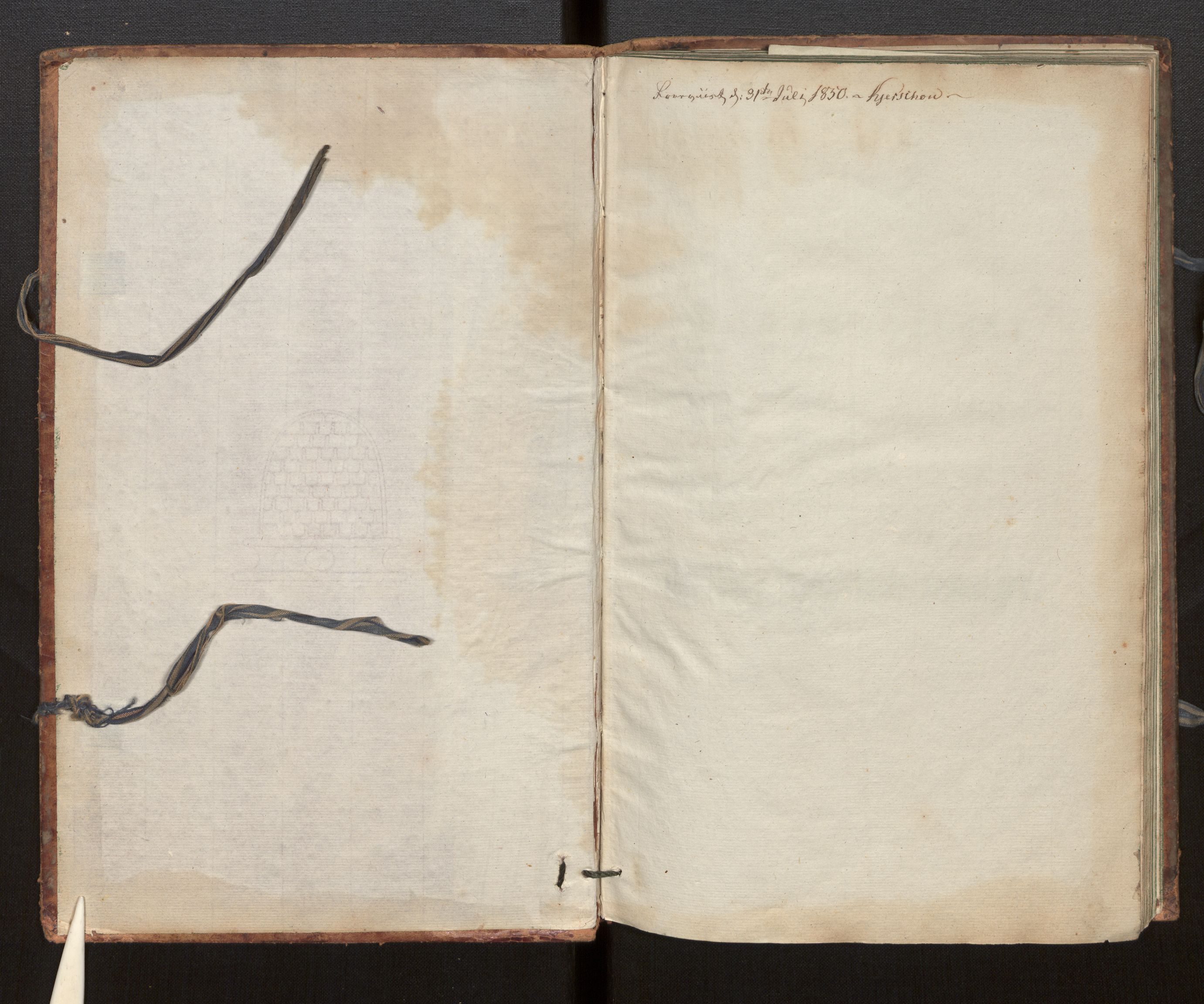 Hafslo sokneprestembete, AV/SAB-A-80301/H/Haa/Haaf/L0001: Diary records no. F 1, 1834-1854