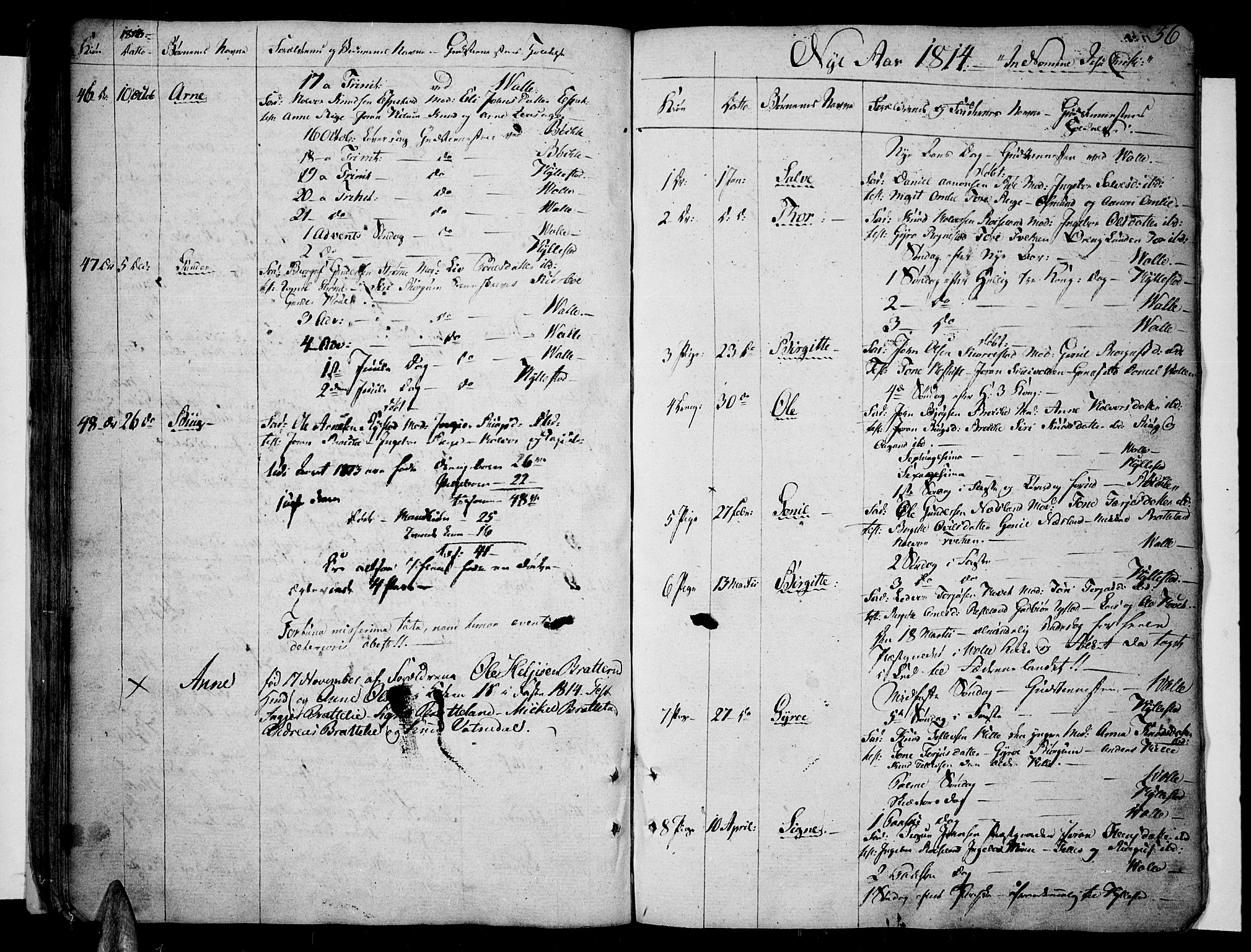 Valle sokneprestkontor, SAK/1111-0044/F/Fa/Fac/L0004: Parish register (official) no. A 4, 1790-1816, p. 56