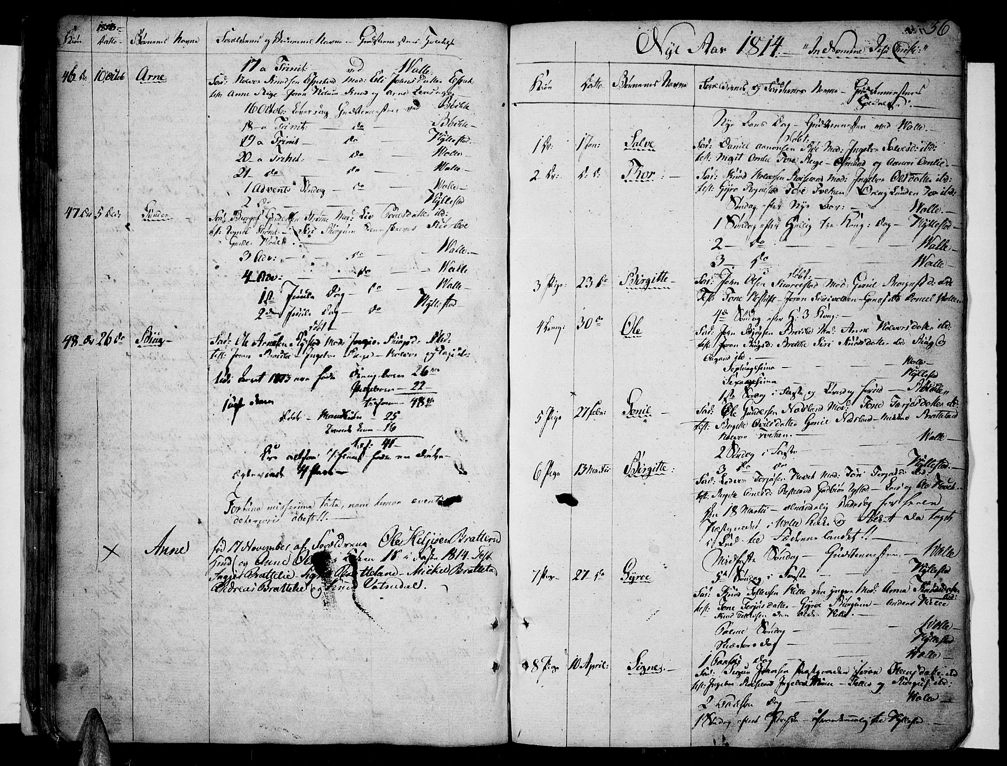 Valle sokneprestkontor, AV/SAK-1111-0044/F/Fa/Fac/L0004: Parish register (official) no. A 4, 1790-1816, p. 56