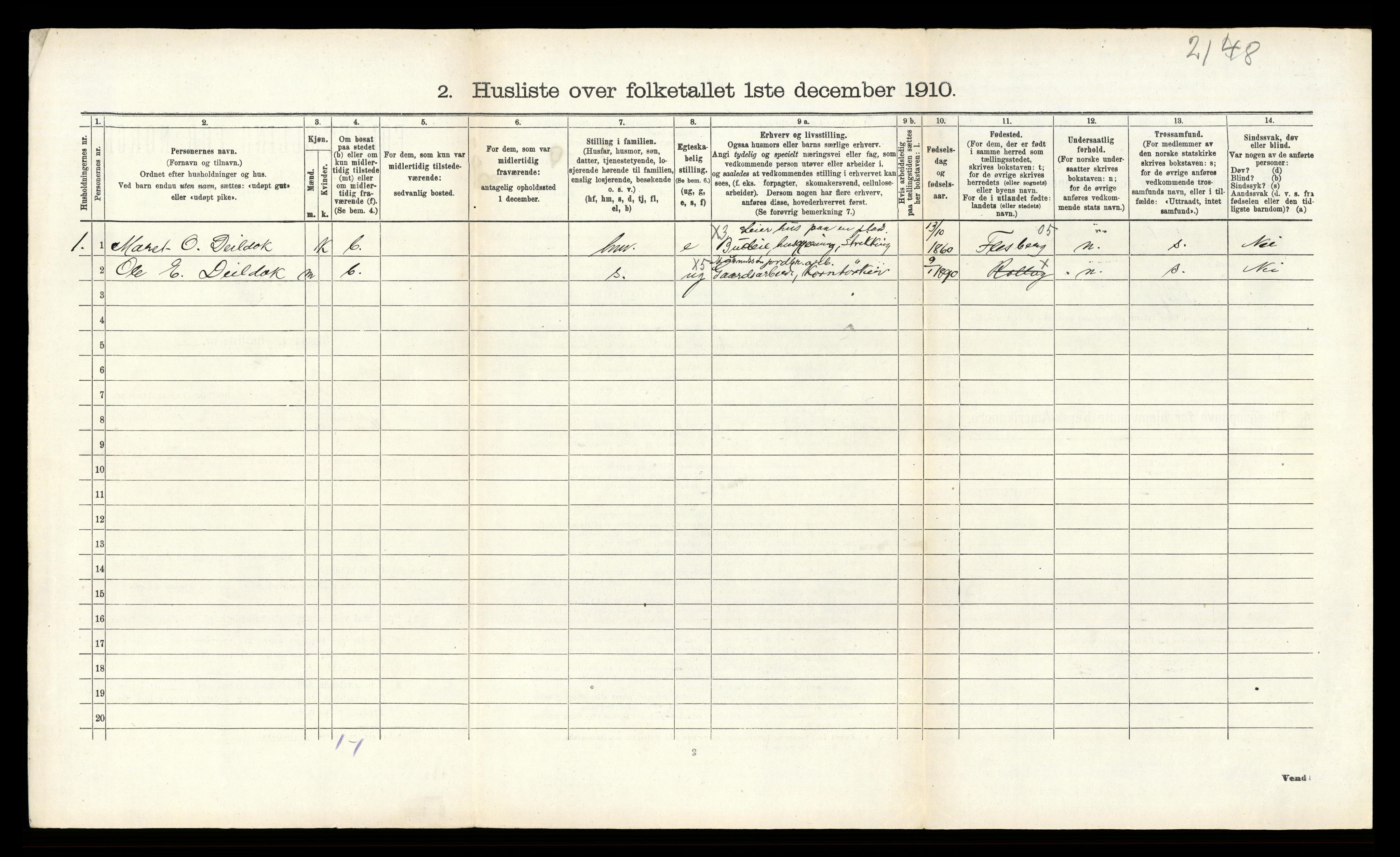 RA, 1910 census for Rollag, 1910, p. 162