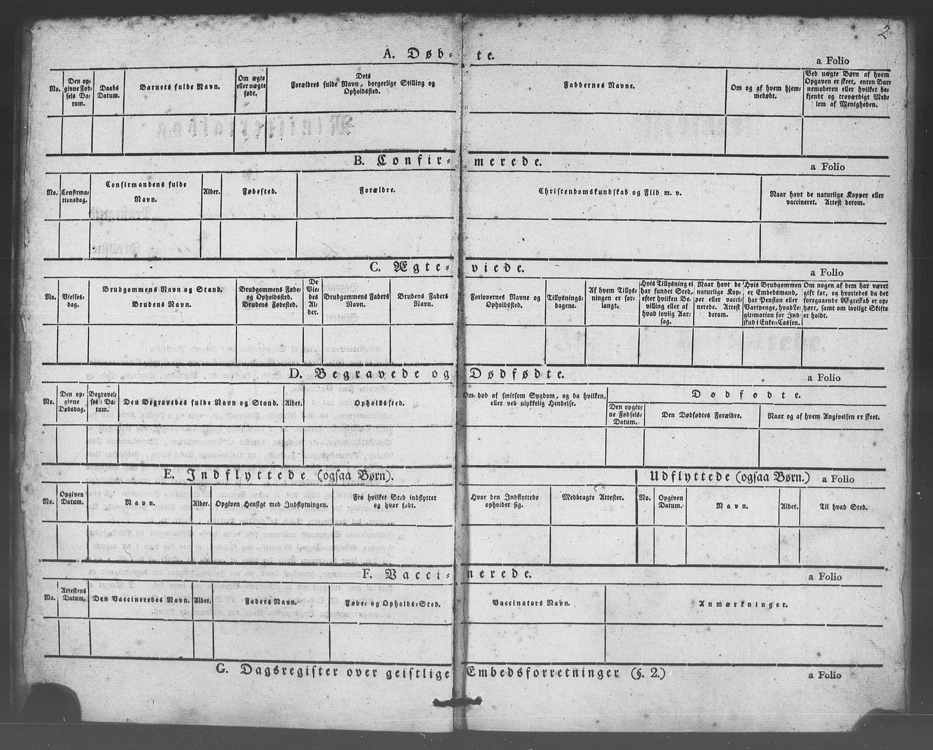 Domkirken sokneprestembete, AV/SAB-A-74801/H/Haa/L0047: Parish register (official) no. F 2, 1852-1868, p. 2