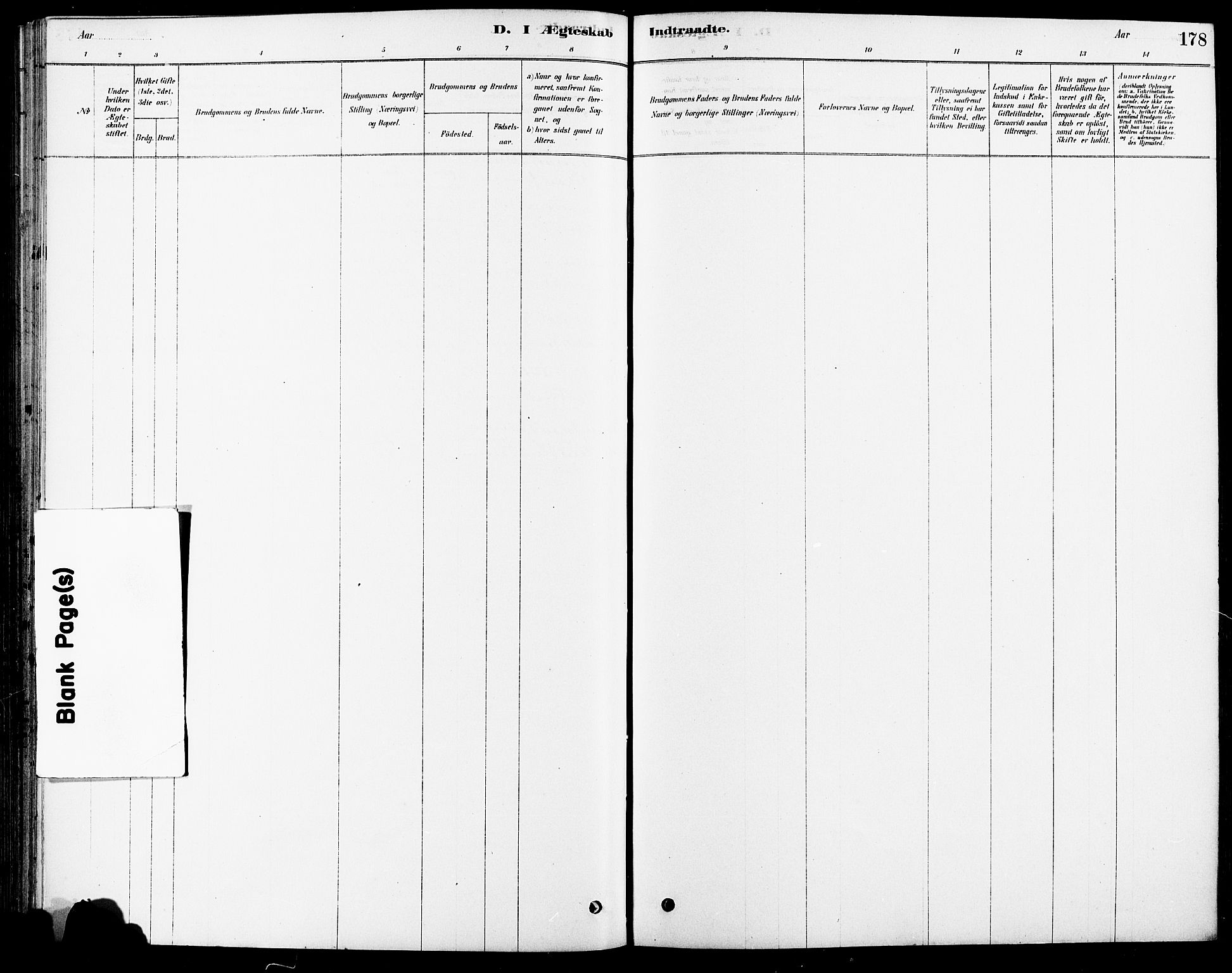 Fet prestekontor Kirkebøker, AV/SAO-A-10370a/F/Fa/L0014: Parish register (official) no. I 14, 1878-1891, p. 178