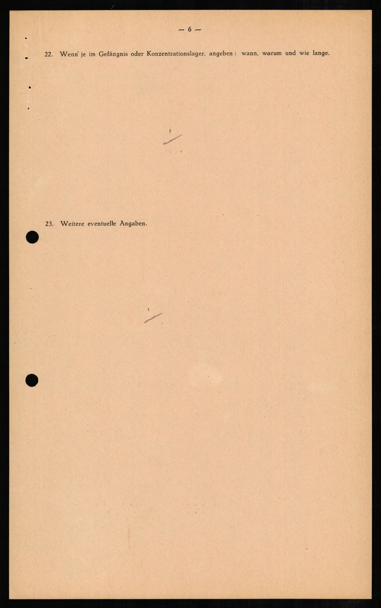 Forsvaret, Forsvarets overkommando II, RA/RAFA-3915/D/Db/L0006: CI Questionaires. Tyske okkupasjonsstyrker i Norge. Tyskere., 1945-1946, p. 227