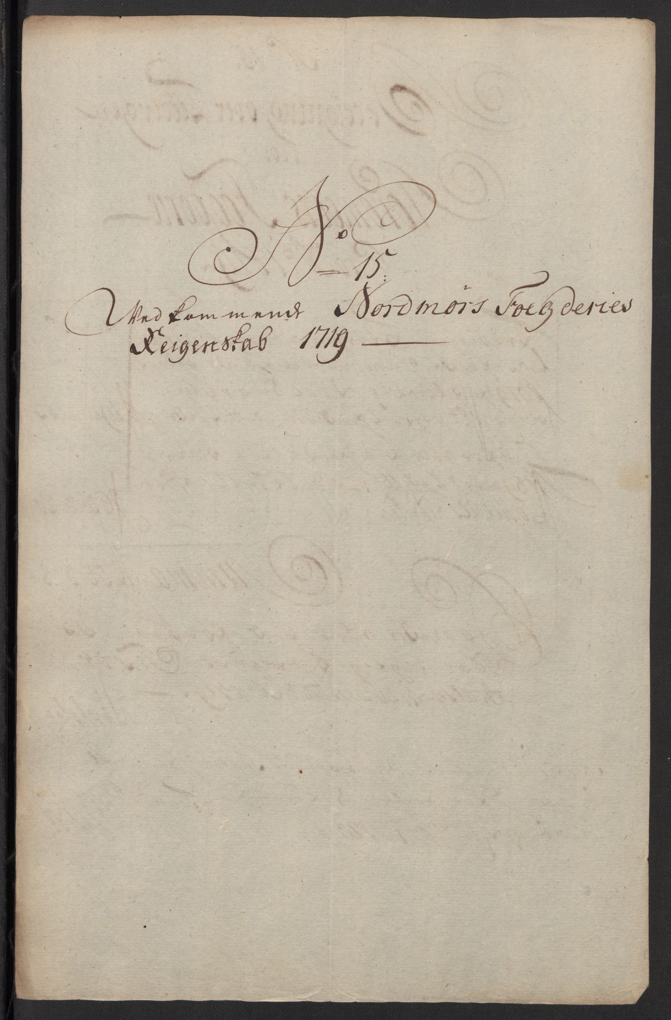 Rentekammeret inntil 1814, Reviderte regnskaper, Fogderegnskap, RA/EA-4092/R56/L3752: Fogderegnskap Nordmøre, 1719, p. 168